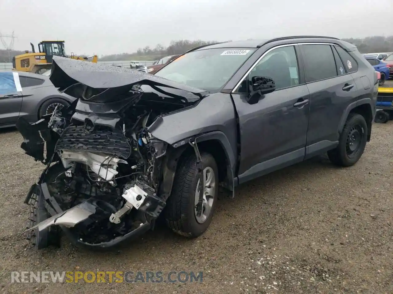 1 Photograph of a damaged car 2T3F1RFVXMC241114 TOYOTA RAV4 2021