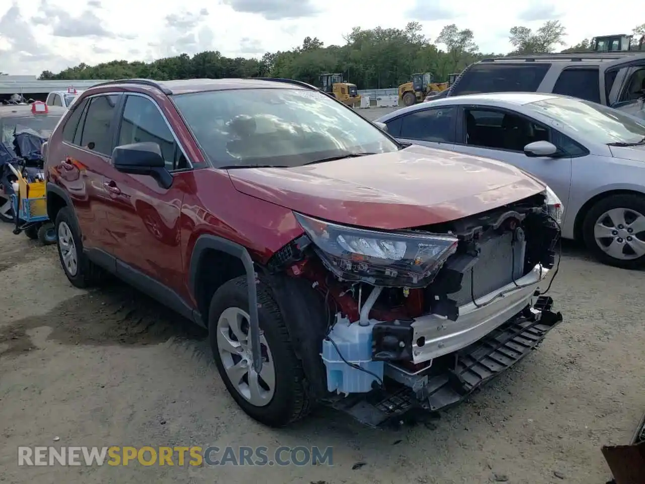 1 Photograph of a damaged car 2T3F1RFVXMW185223 TOYOTA RAV4 2021