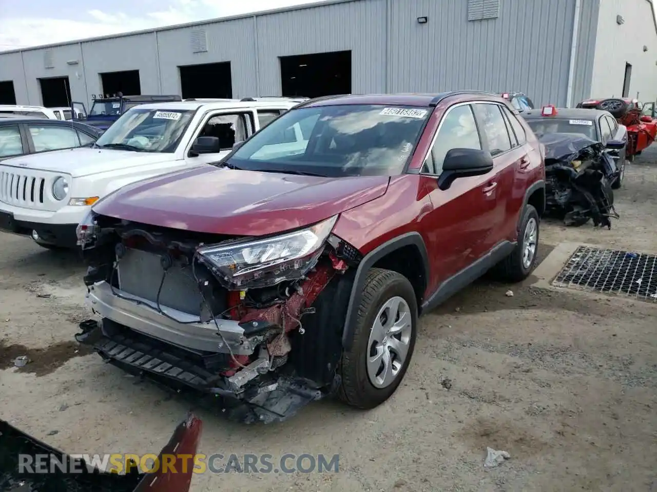 2 Photograph of a damaged car 2T3F1RFVXMW185223 TOYOTA RAV4 2021