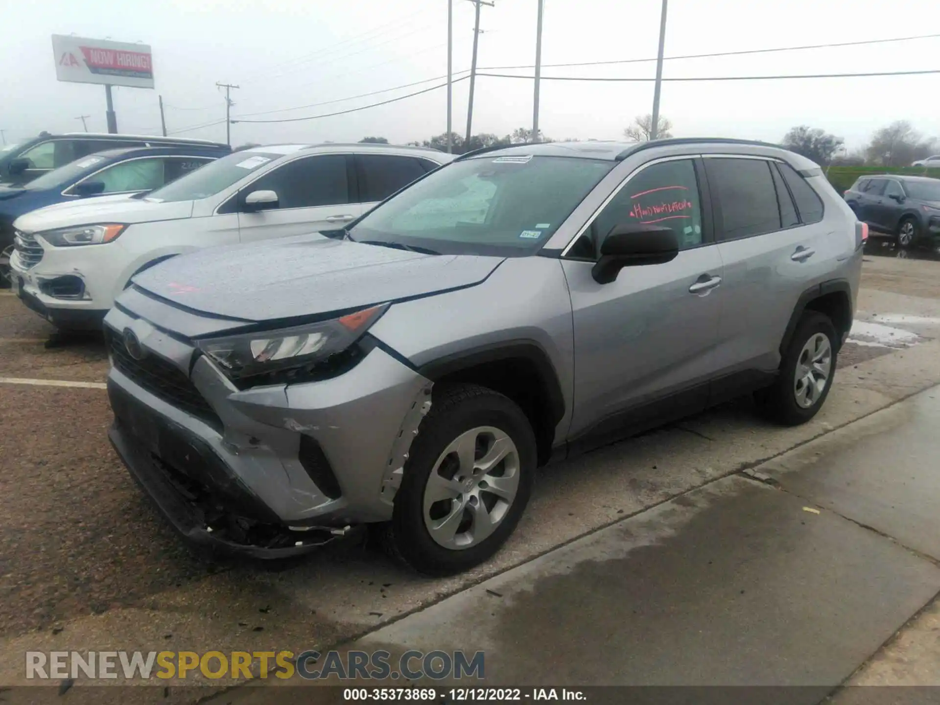2 fotografías del automóvil dañado 2T3F1RFVXMW187036 TOYOTA RAV4 2021