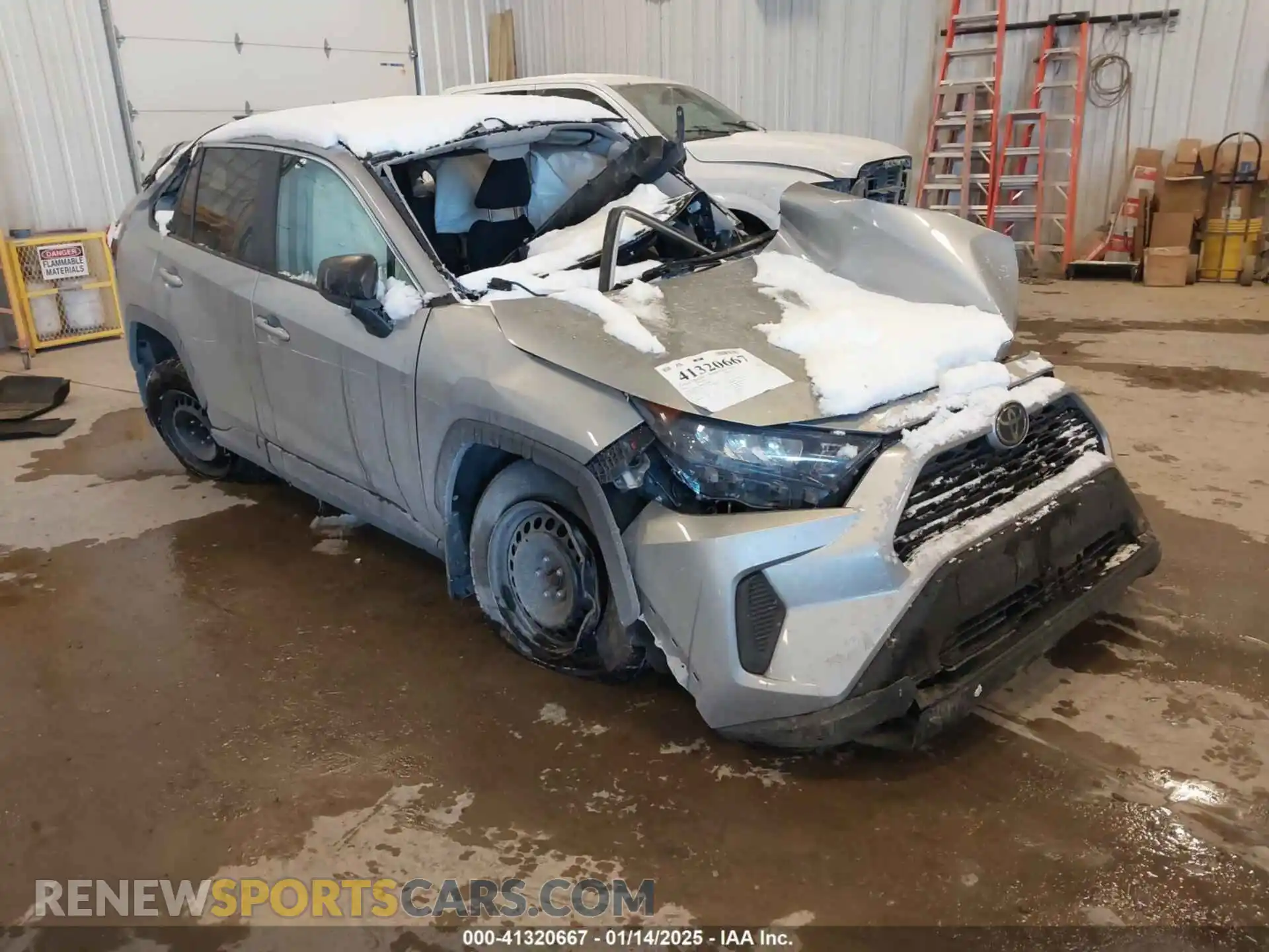 1 Photograph of a damaged car 2T3F1RFVXMW238681 TOYOTA RAV4 2021