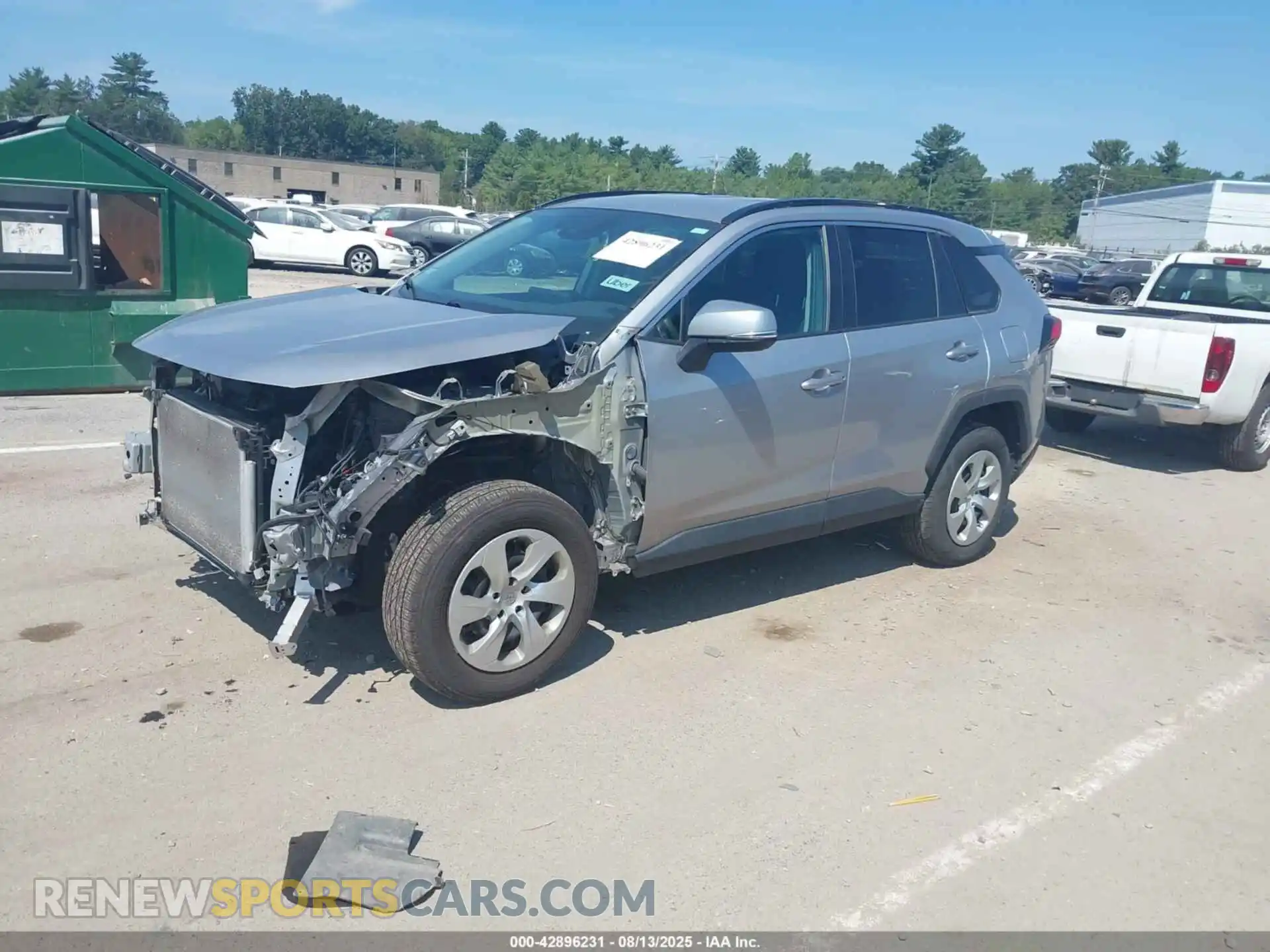 2 fotografías del automóvil dañado 2T3G1RFV0MC169683 TOYOTA RAV4 2021