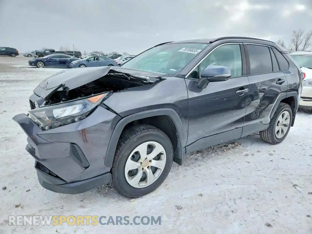 1 Photograph of a damaged car 2T3G1RFV0MW140408 TOYOTA RAV4 2021