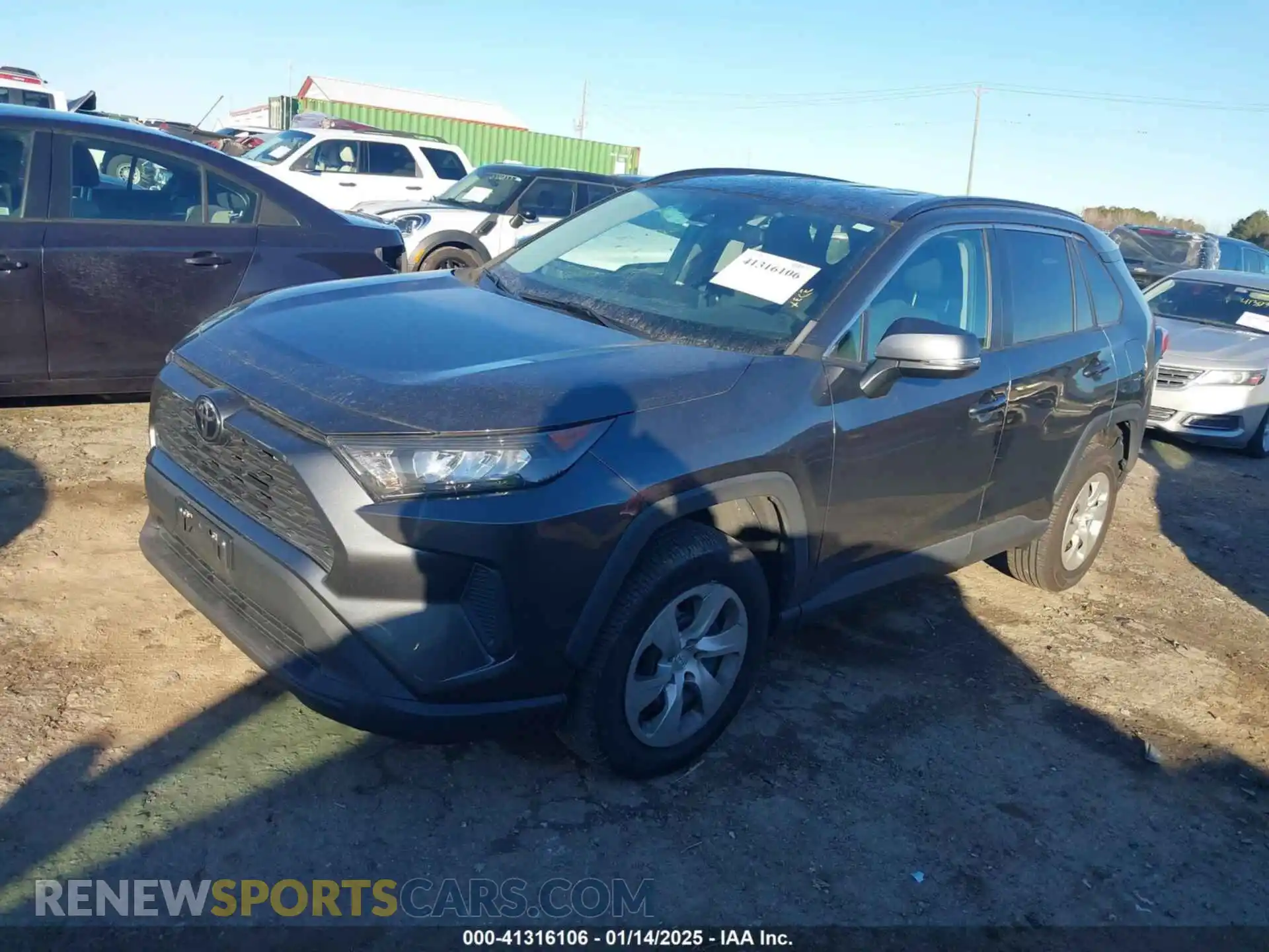 2 Photograph of a damaged car 2T3G1RFV1MC184175 TOYOTA RAV4 2021