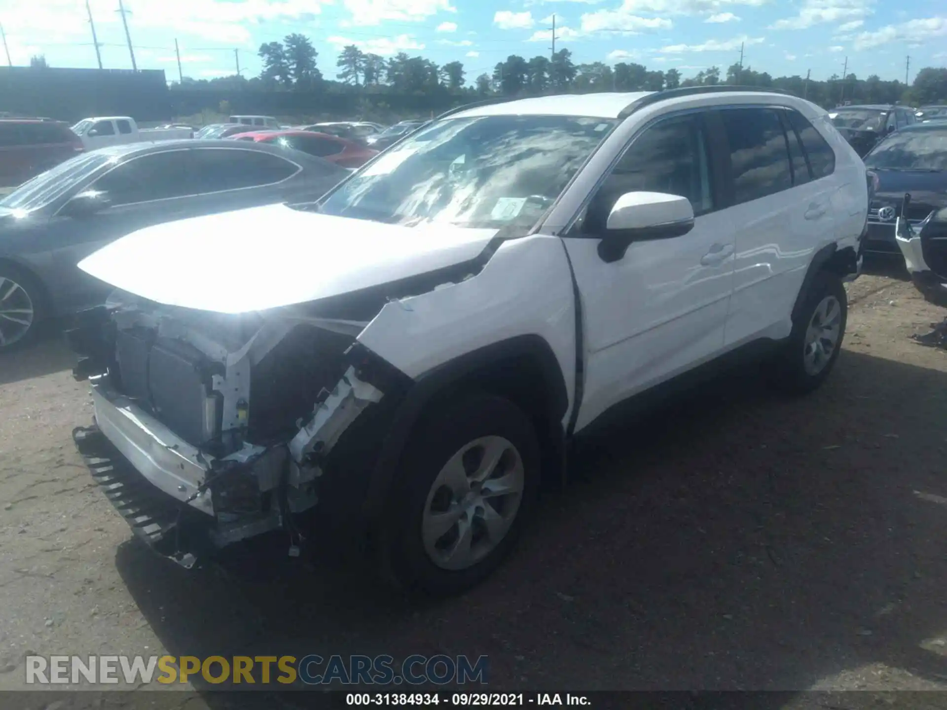 2 Photograph of a damaged car 2T3G1RFV1MC189666 TOYOTA RAV4 2021