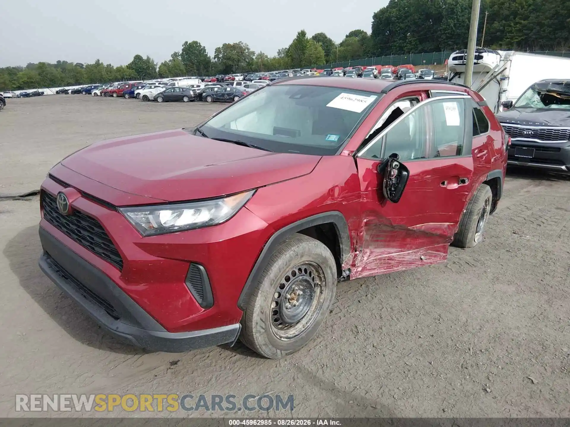 2 Photograph of a damaged car 2T3G1RFV1MW191884 TOYOTA RAV4 2021