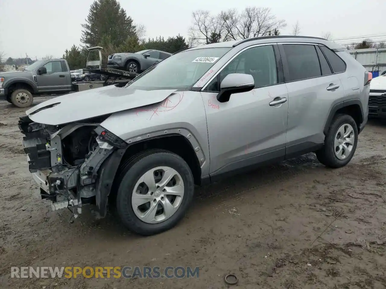 1 Photograph of a damaged car 2T3G1RFV2MC145546 TOYOTA RAV4 2021