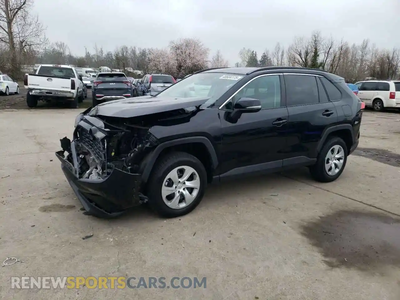 1 Photograph of a damaged car 2T3G1RFV2MC207530 TOYOTA RAV4 2021