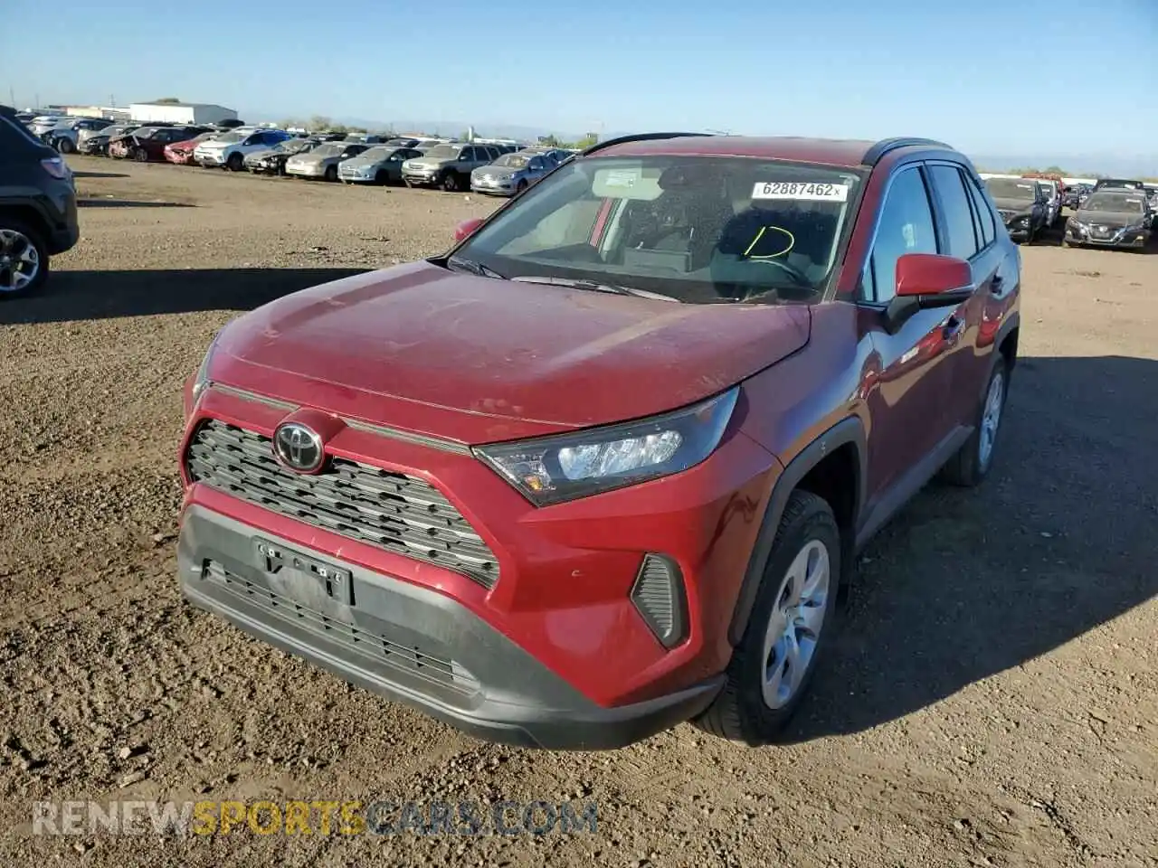 2 Photograph of a damaged car 2T3G1RFV2MW145089 TOYOTA RAV4 2021