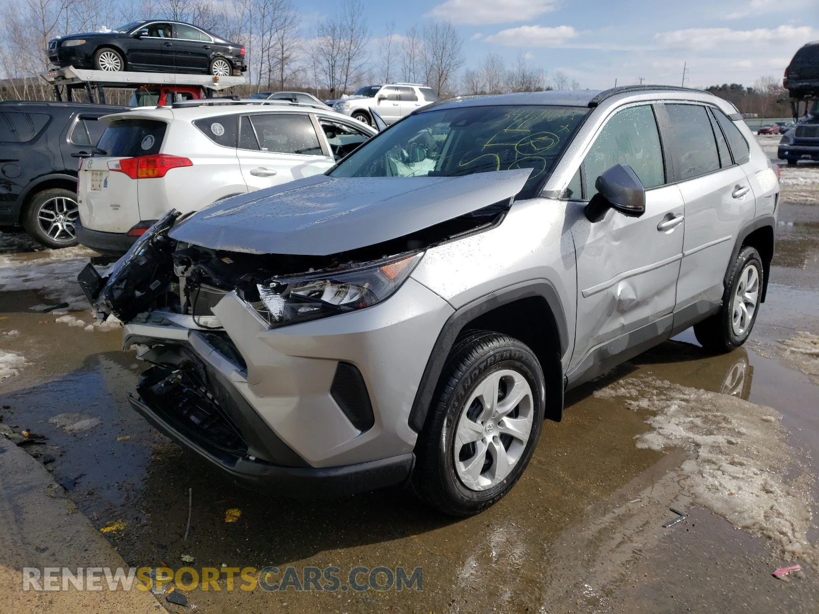 2 Photograph of a damaged car 2T3G1RFV2MW154990 TOYOTA RAV4 2021