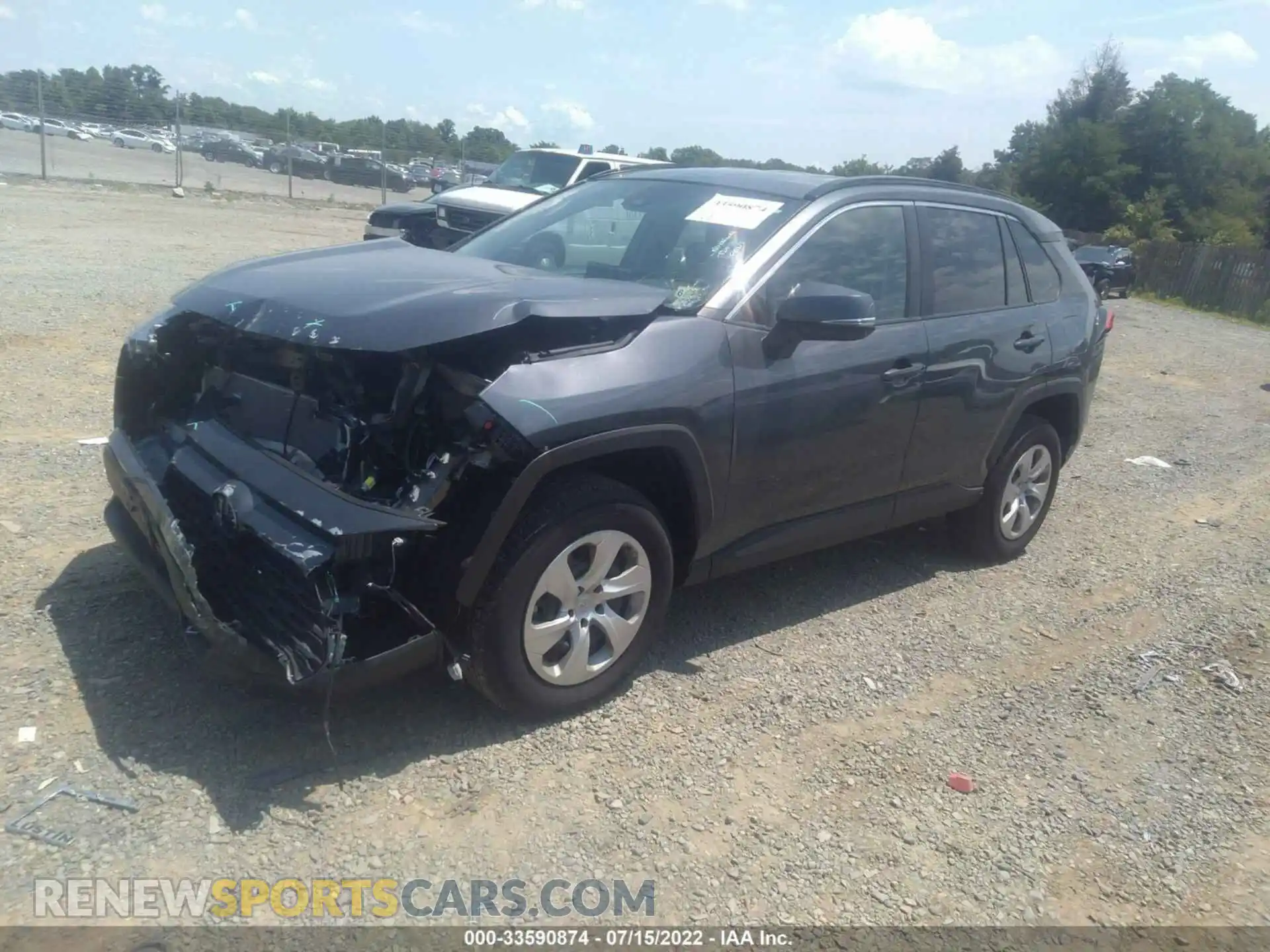 2 Photograph of a damaged car 2T3G1RFV3MC221792 TOYOTA RAV4 2021