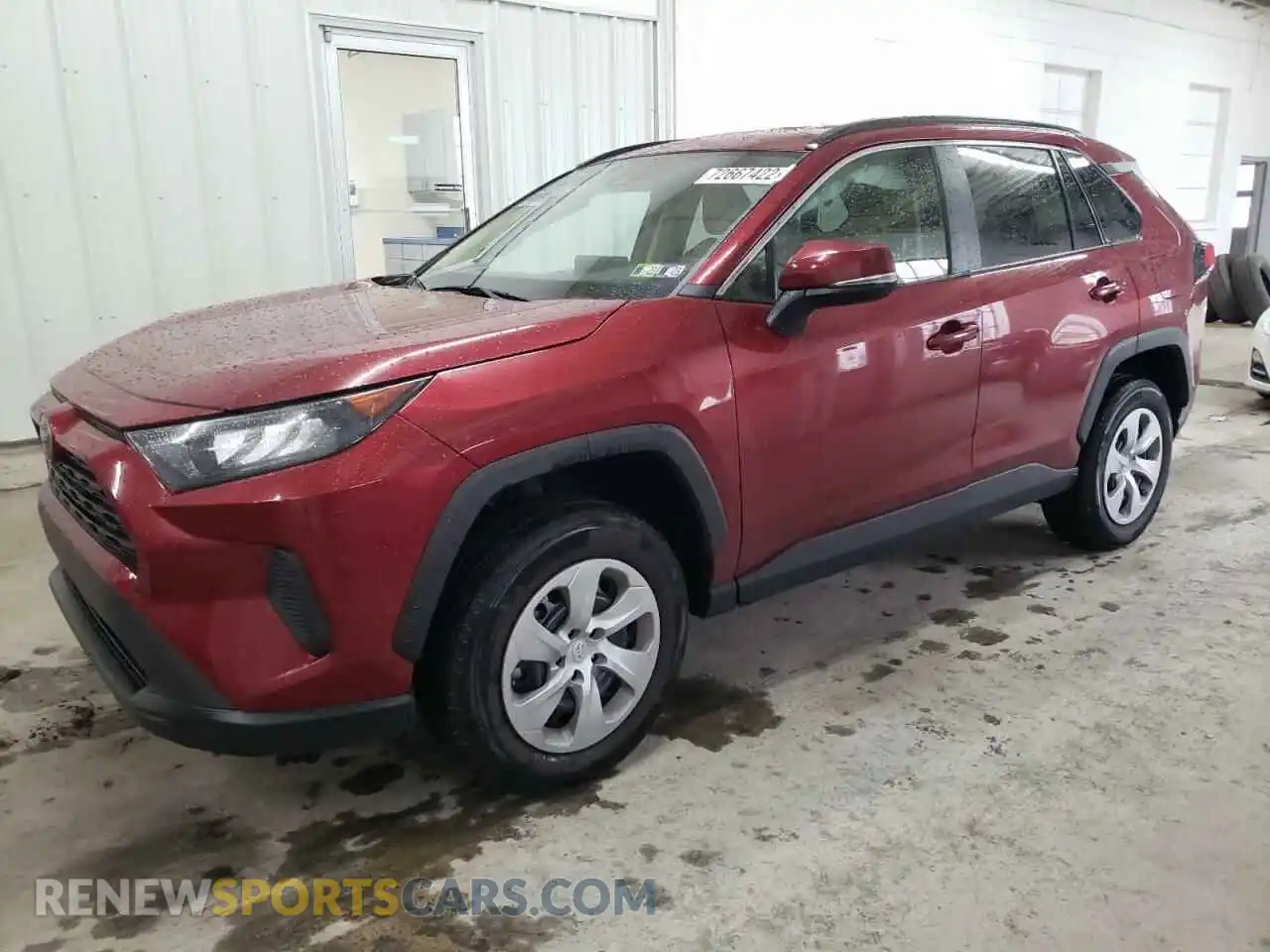 1 Photograph of a damaged car 2T3G1RFV3MW233956 TOYOTA RAV4 2021