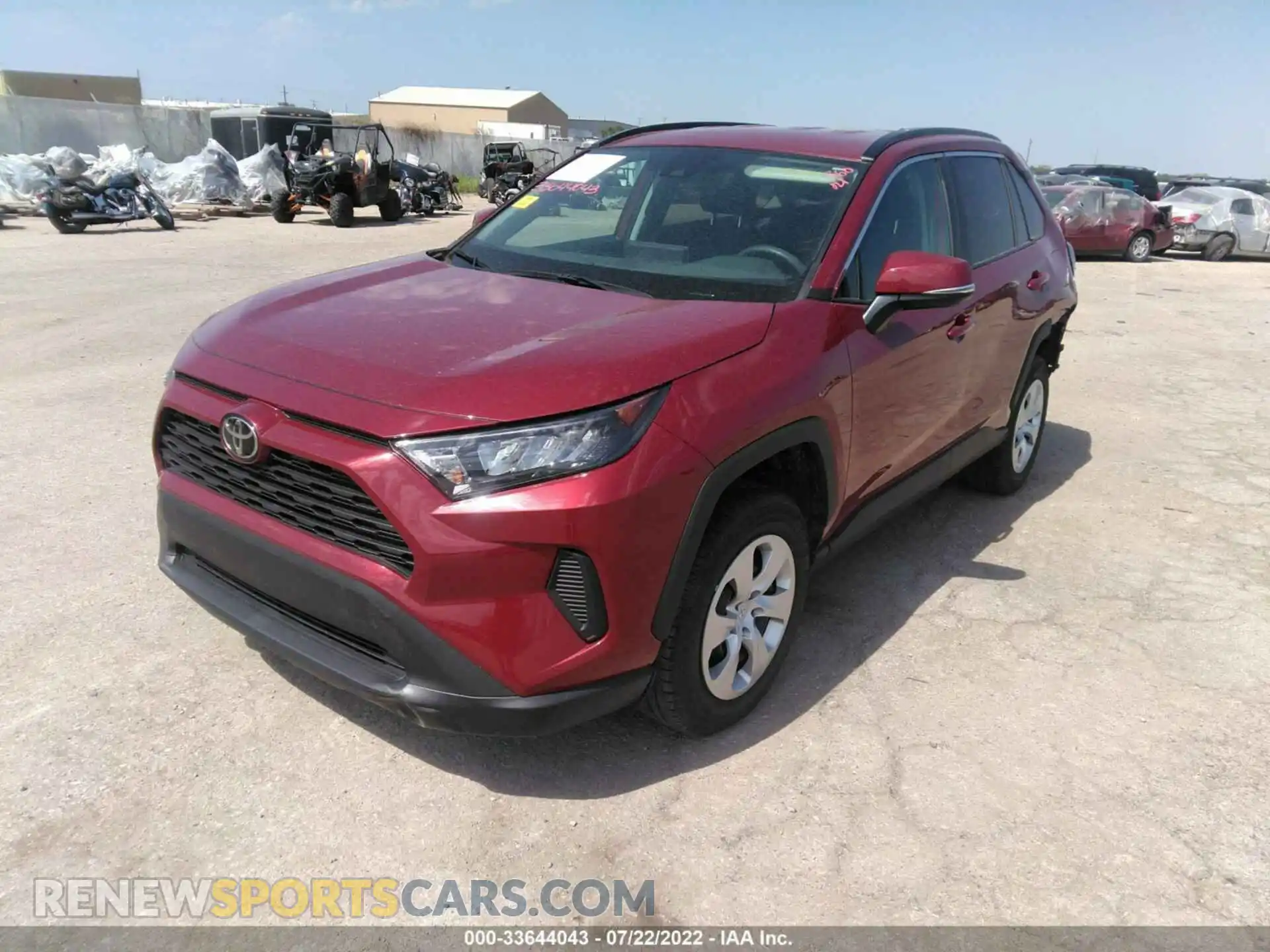 2 Photograph of a damaged car 2T3G1RFV4MC146844 TOYOTA RAV4 2021