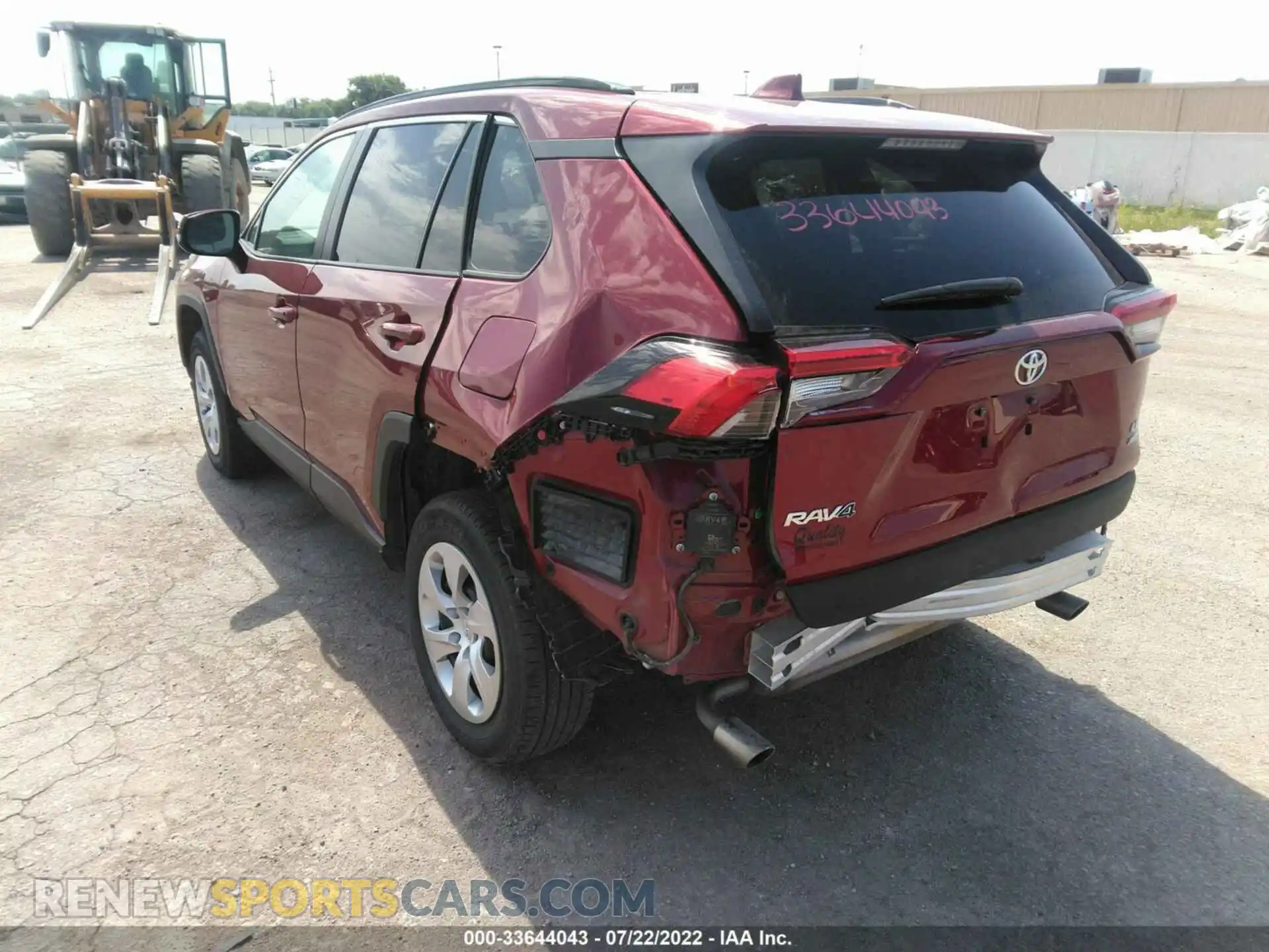 3 Photograph of a damaged car 2T3G1RFV4MC146844 TOYOTA RAV4 2021