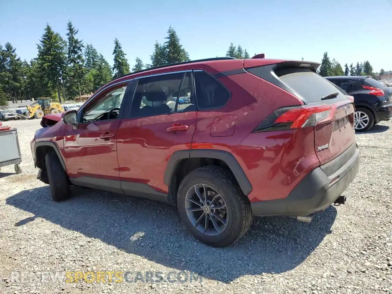 2 Photograph of a damaged car 2T3G1RFV4MW168146 TOYOTA RAV4 2021