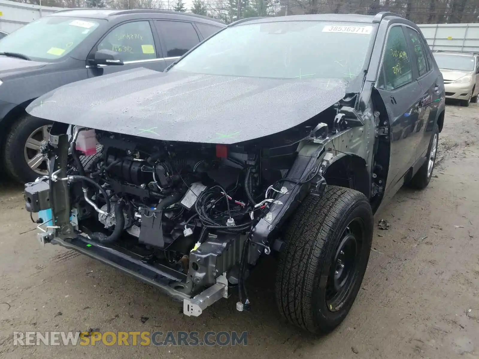 2 fotografías del automóvil dañado 2T3G1RFV5MC171770 TOYOTA RAV4 2021