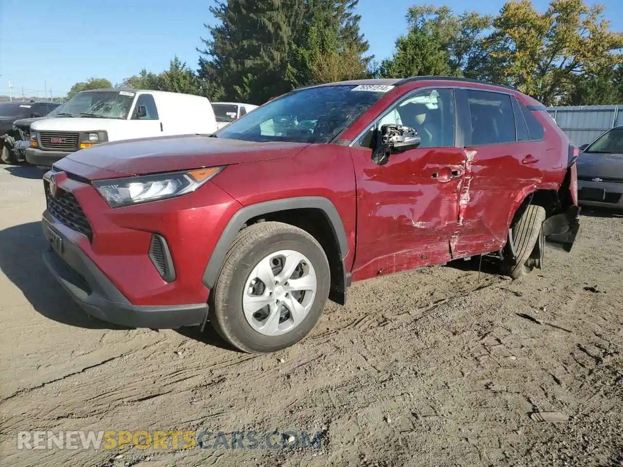 1 Photograph of a damaged car 2T3G1RFV5MW179205 TOYOTA RAV4 2021