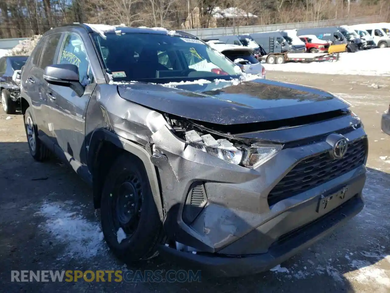 1 Photograph of a damaged car 2T3G1RFV6MC217882 TOYOTA RAV4 2021