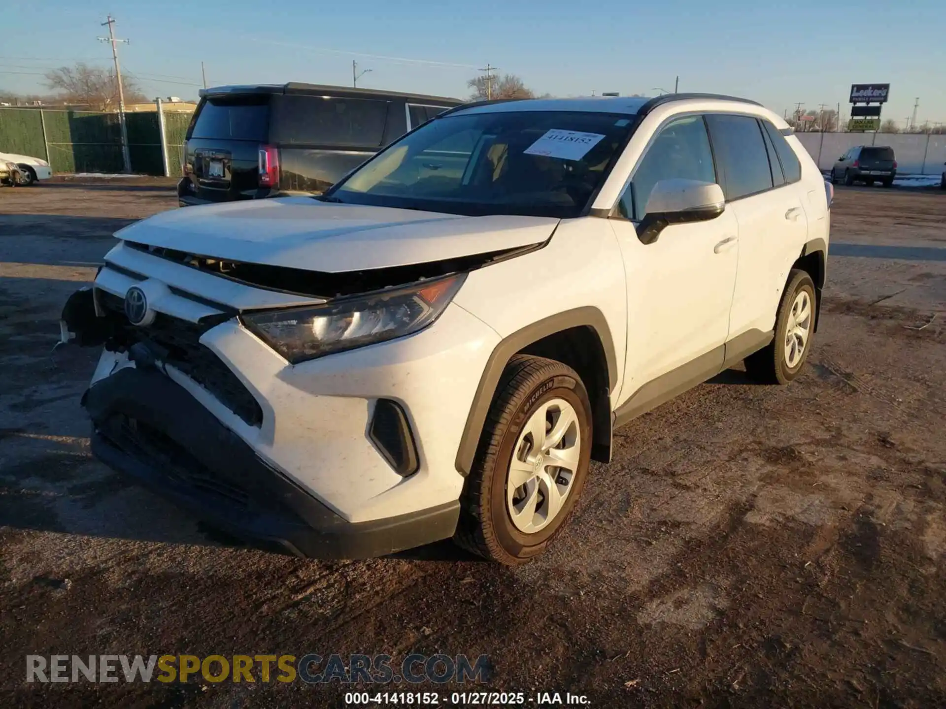 2 Photograph of a damaged car 2T3G1RFV6MC225383 TOYOTA RAV4 2021