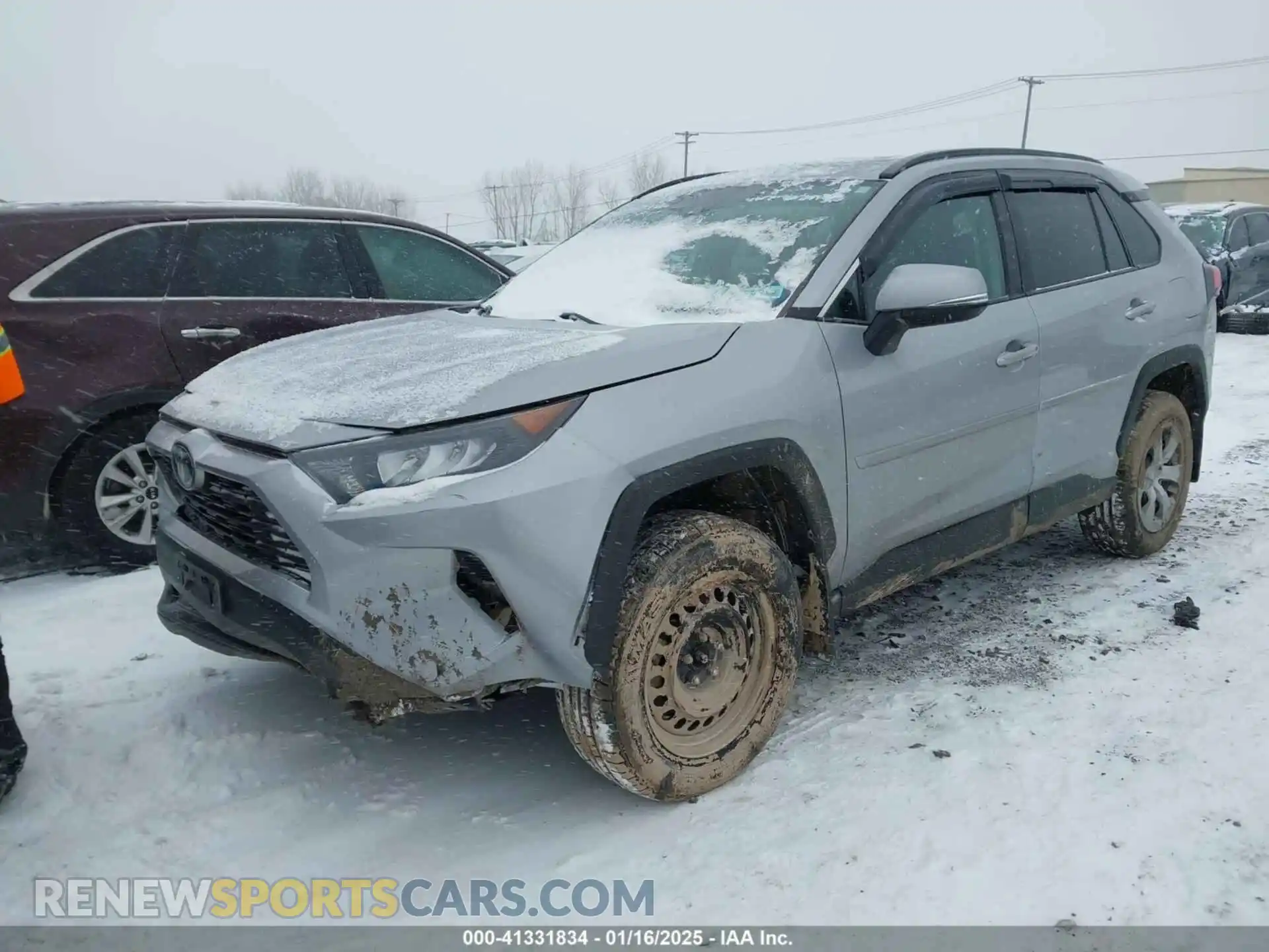 2 Photograph of a damaged car 2T3G1RFV6MW154426 TOYOTA RAV4 2021