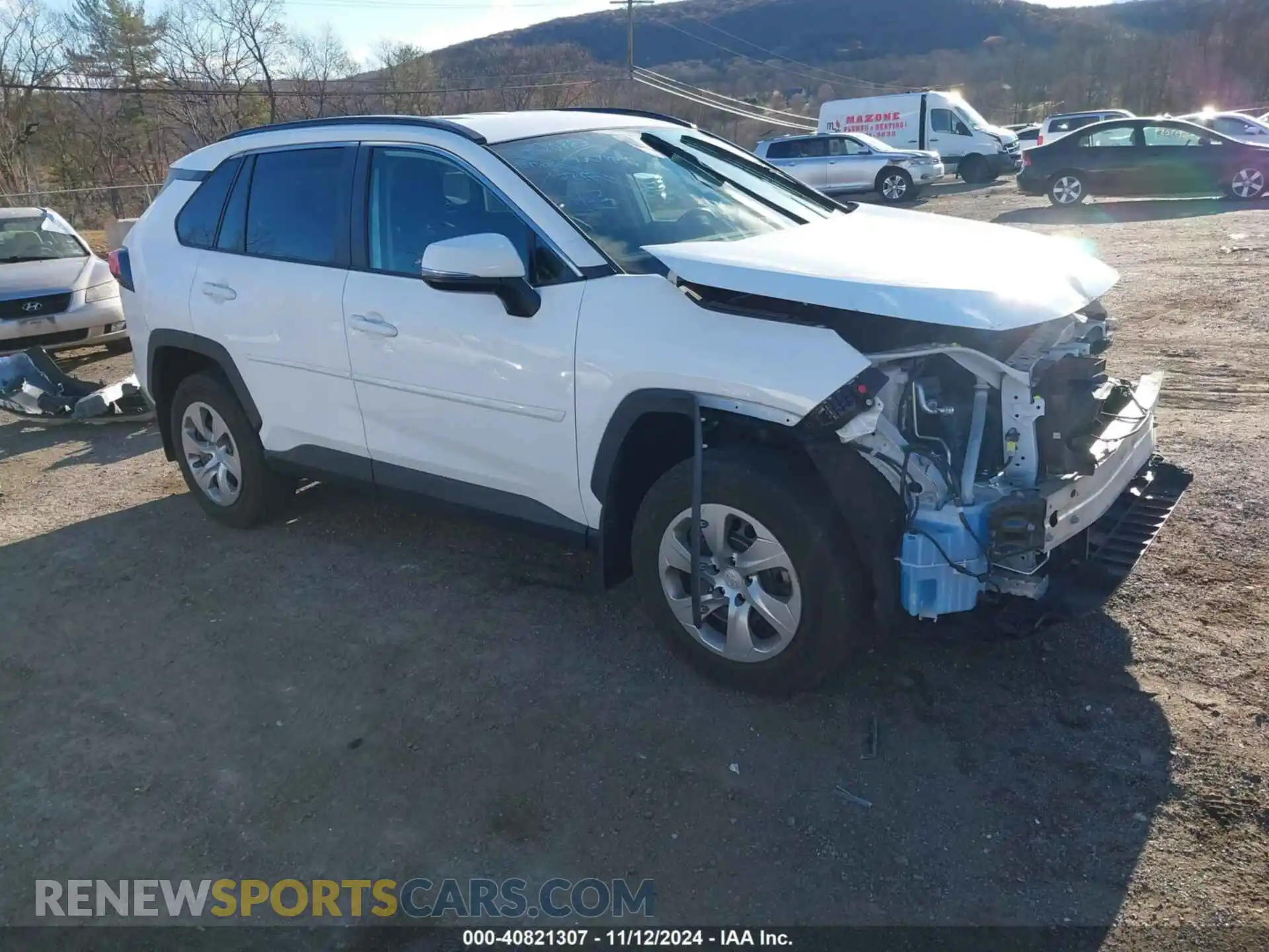 1 Photograph of a damaged car 2T3G1RFV7MC217115 TOYOTA RAV4 2021