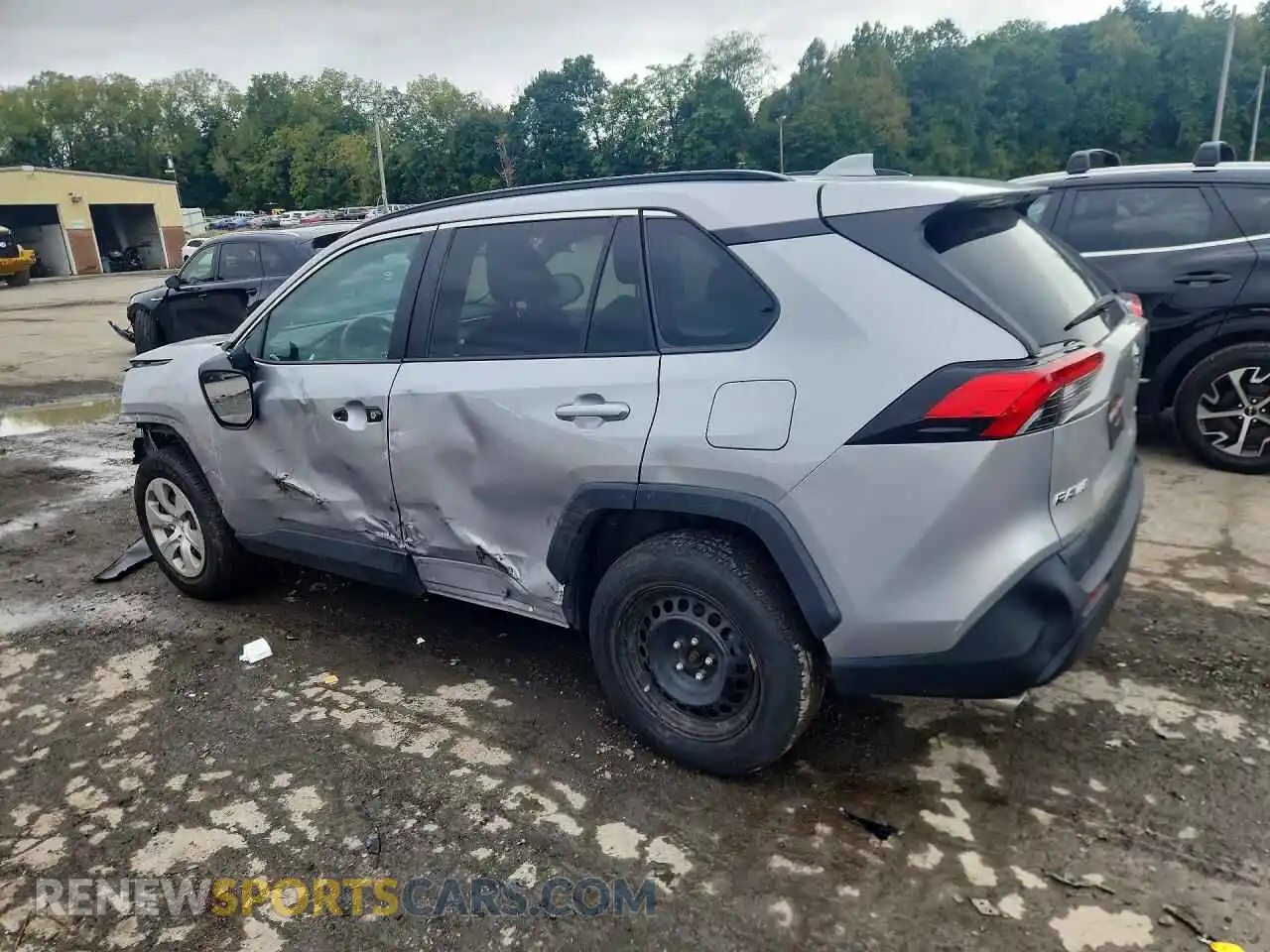 2 fotografías del automóvil dañado 2T3G1RFV7MC249725 TOYOTA RAV4 2021