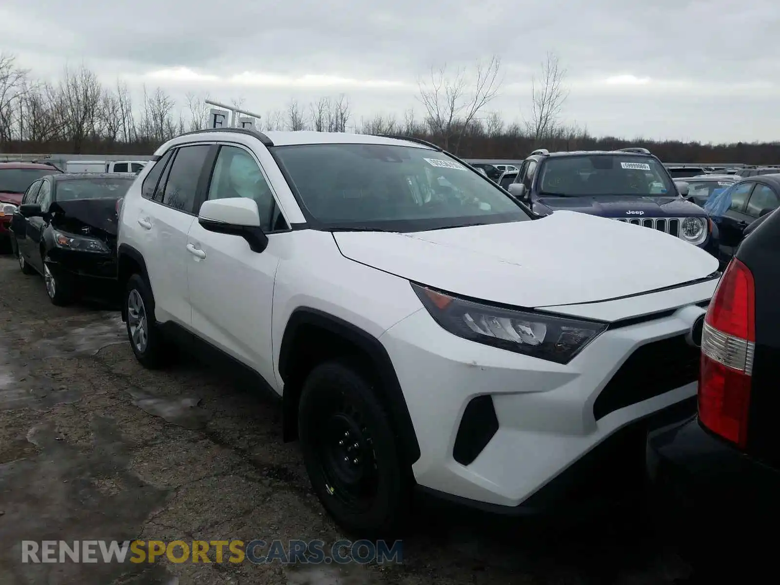 1 Photograph of a damaged car 2T3G1RFV7MW156167 TOYOTA RAV4 2021
