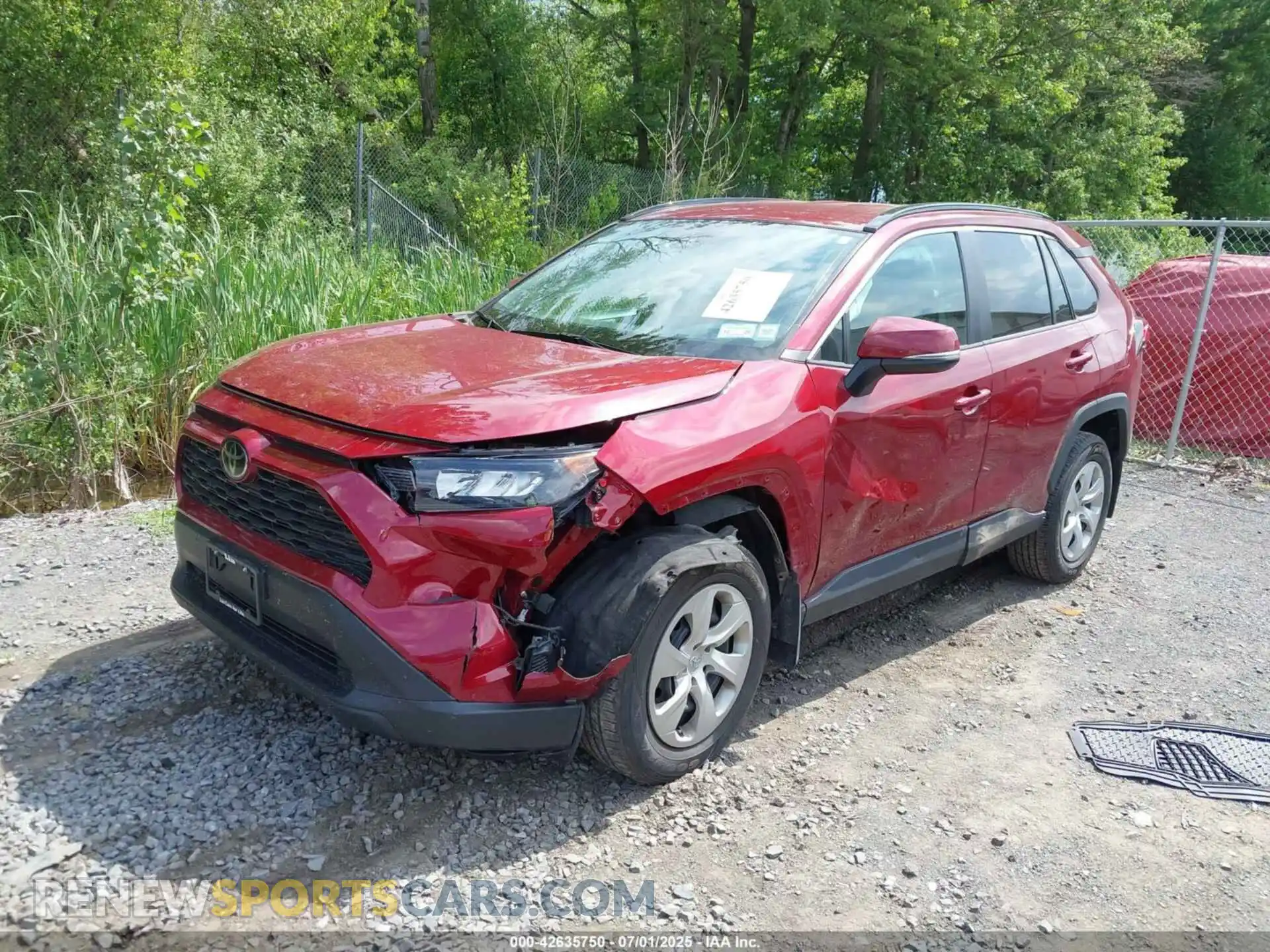 2 Photograph of a damaged car 2T3G1RFV7MW180033 TOYOTA RAV4 2021