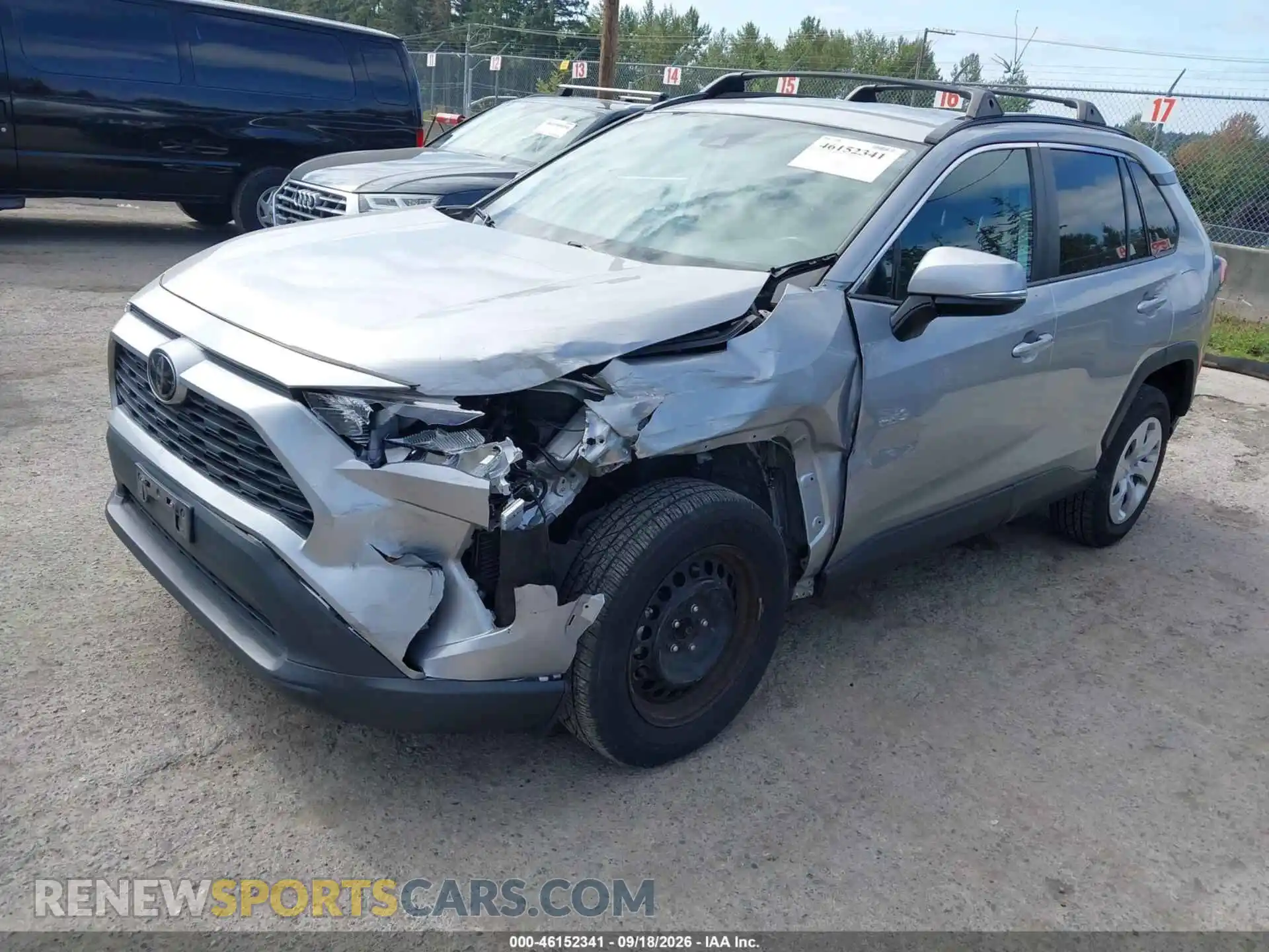 2 Photograph of a damaged car 2T3G1RFV8MC148371 TOYOTA RAV4 2021