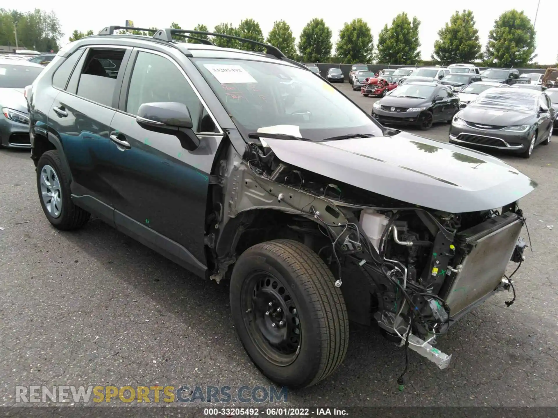 1 Photograph of a damaged car 2T3G1RFV8MC214790 TOYOTA RAV4 2021
