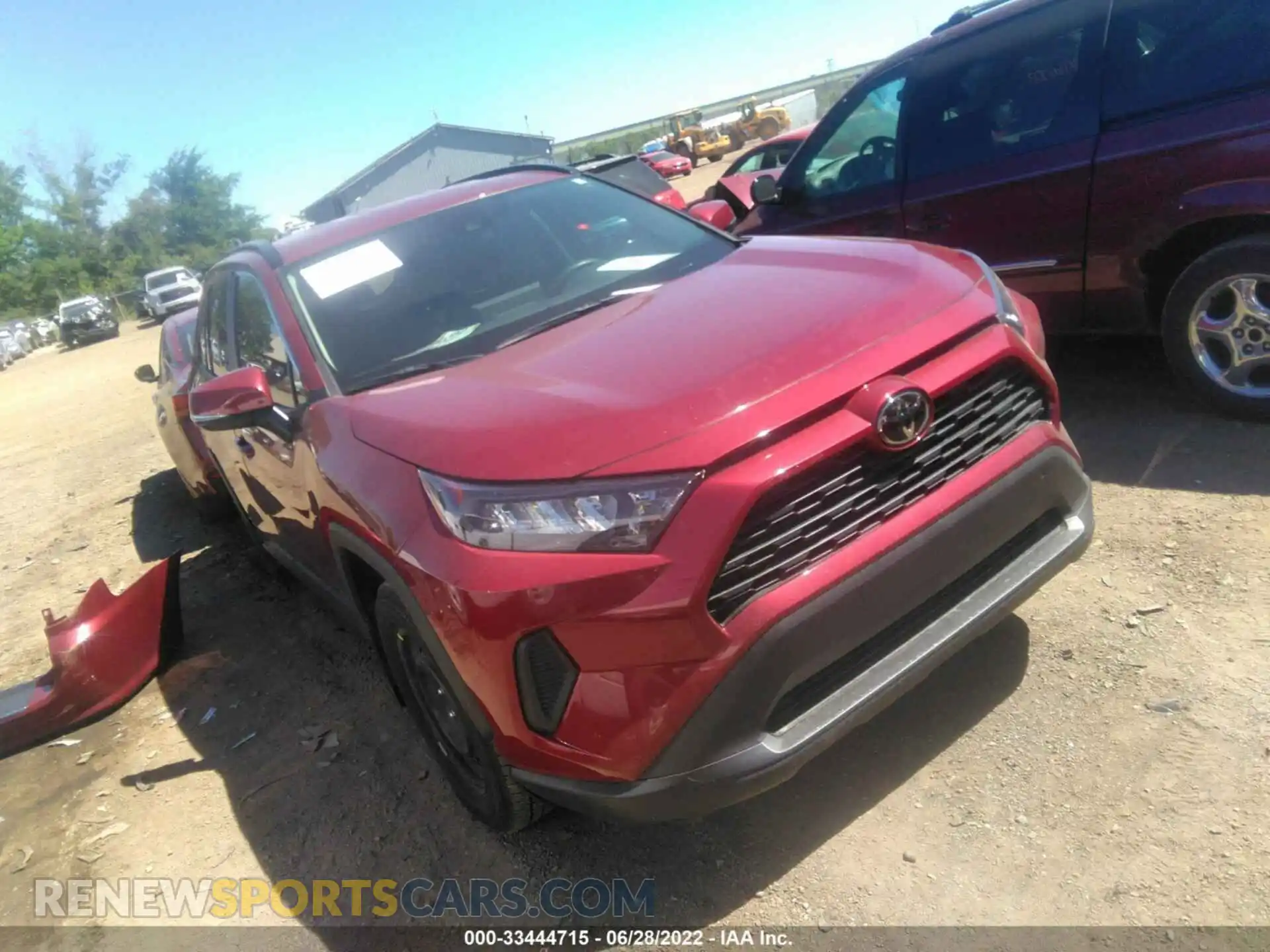 1 fotografías del automóvil dañado 2T3G1RFV8MW178789 TOYOTA RAV4 2021