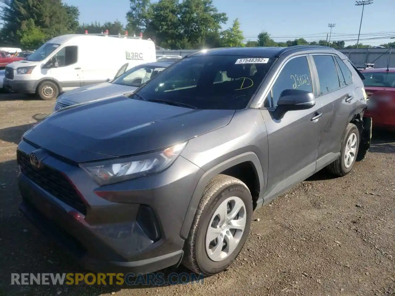 2 Photograph of a damaged car 2T3G1RFV9MC163459 TOYOTA RAV4 2021