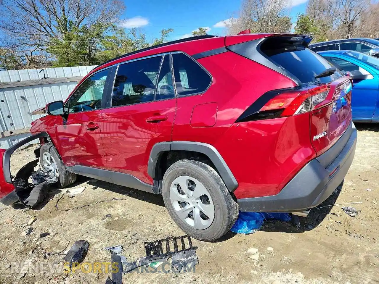 2 Photograph of a damaged car 2T3G1RFV9MW171768 TOYOTA RAV4 2021
