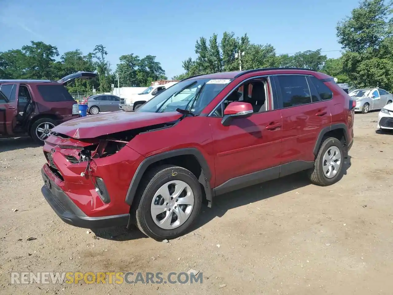 1 Photograph of a damaged car 2T3G1RFV9MW211315 TOYOTA RAV4 2021