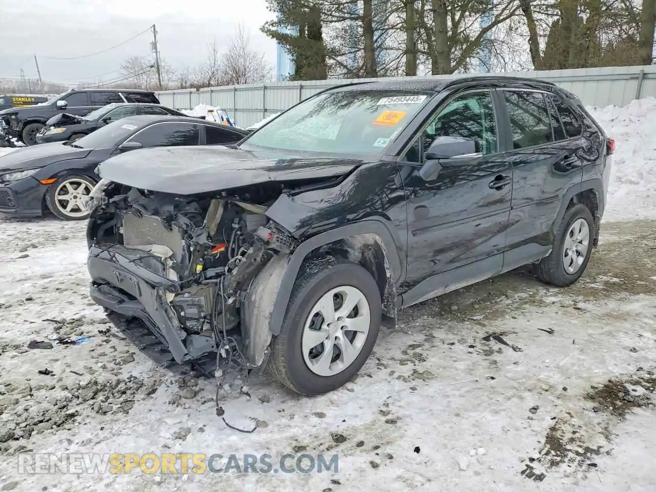 1 Photograph of a damaged car 2T3G1RFVXMW214630 TOYOTA RAV4 2021