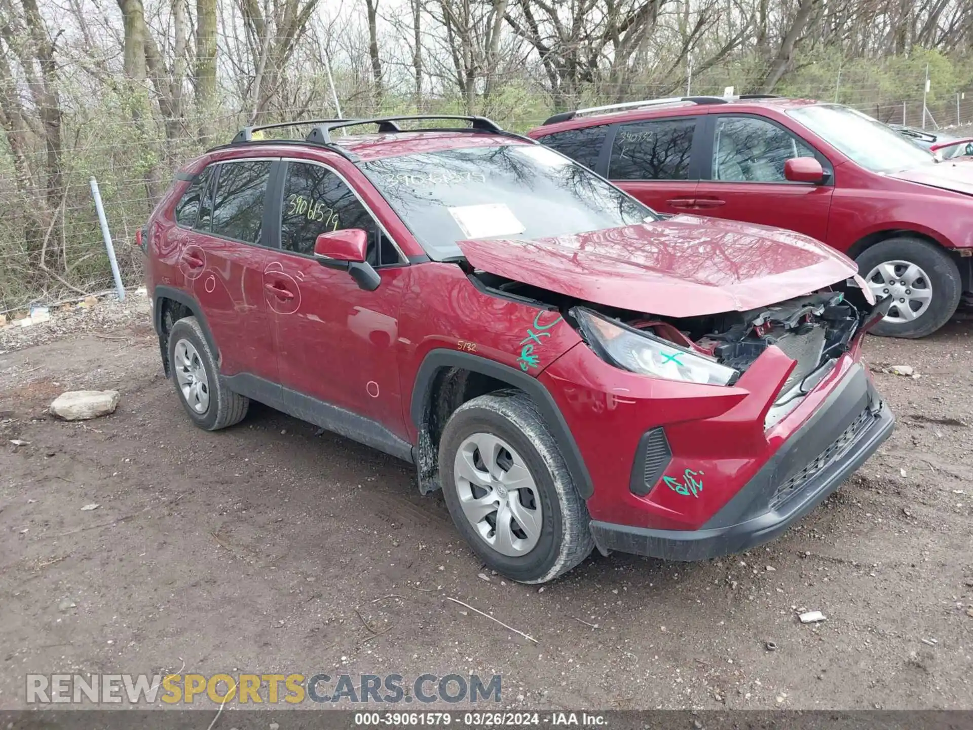 1 Photograph of a damaged car 2T3G1RFVXMW221089 TOYOTA RAV4 2021
