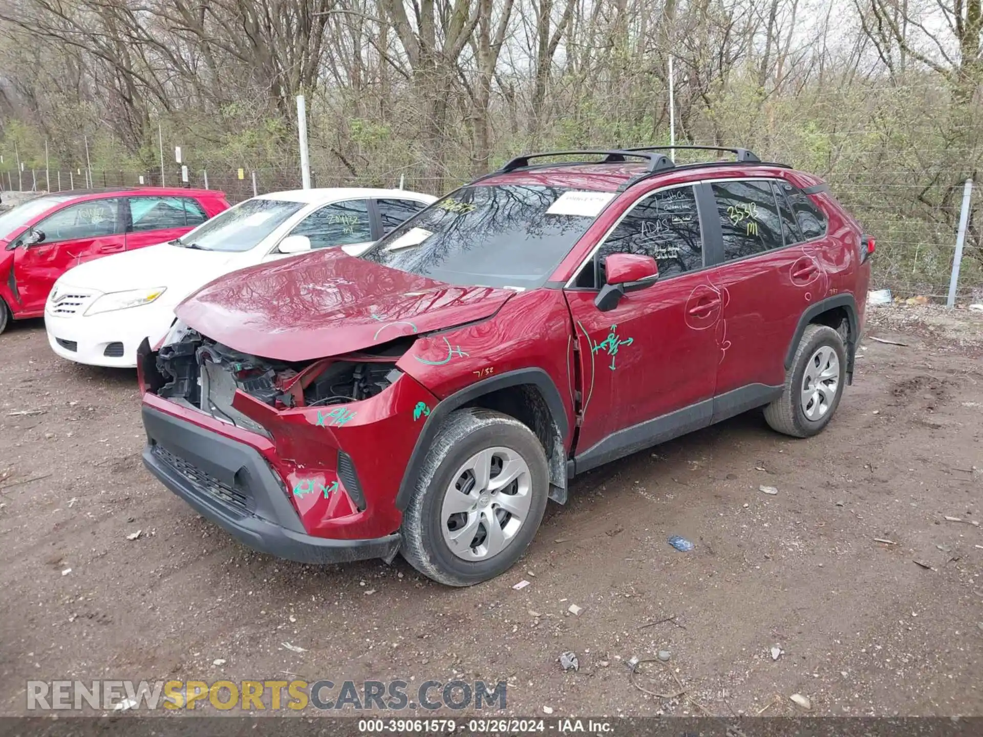 2 Photograph of a damaged car 2T3G1RFVXMW221089 TOYOTA RAV4 2021