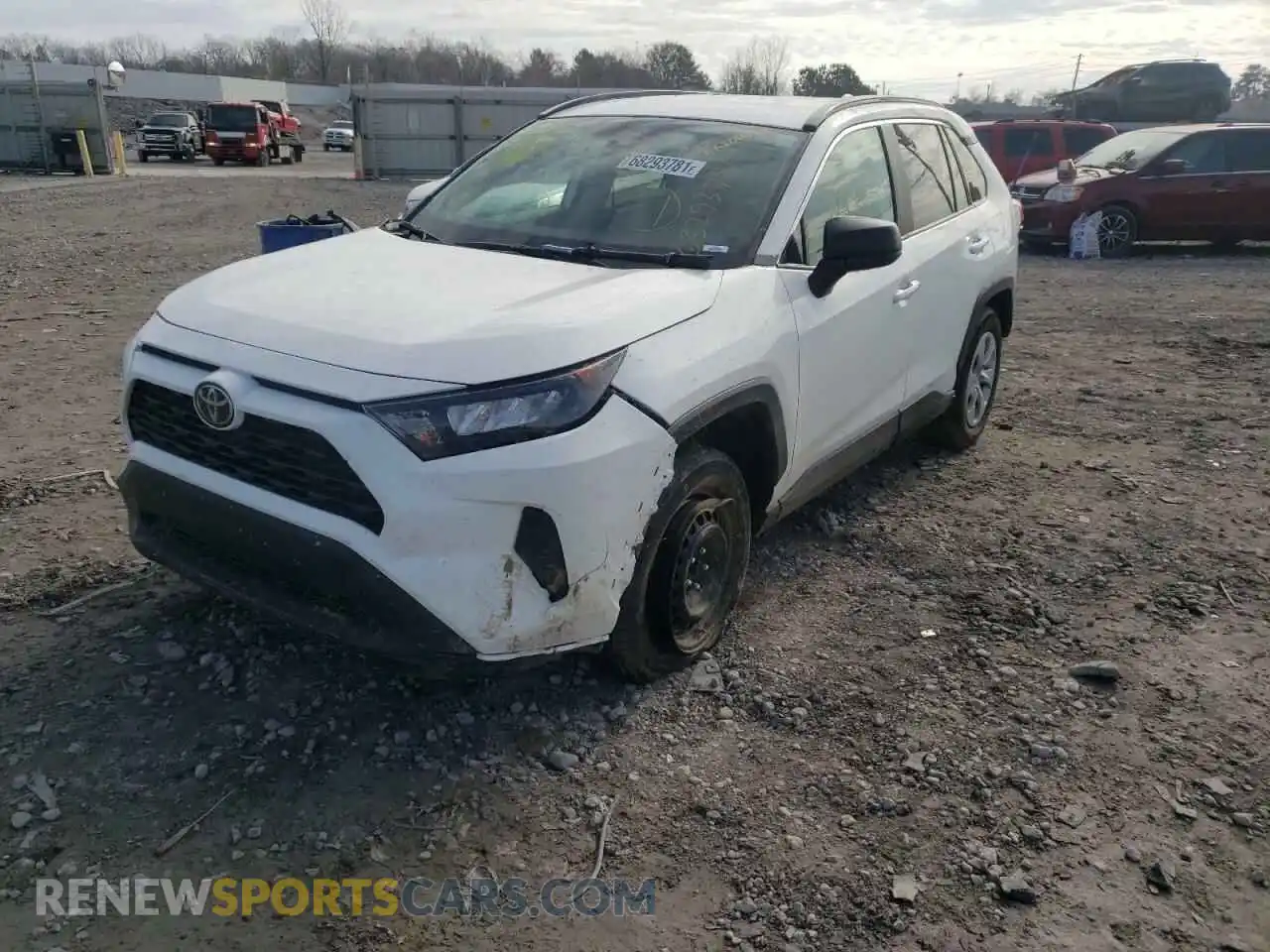 2 Photograph of a damaged car 2T3H1RFV0MC100352 TOYOTA RAV4 2021