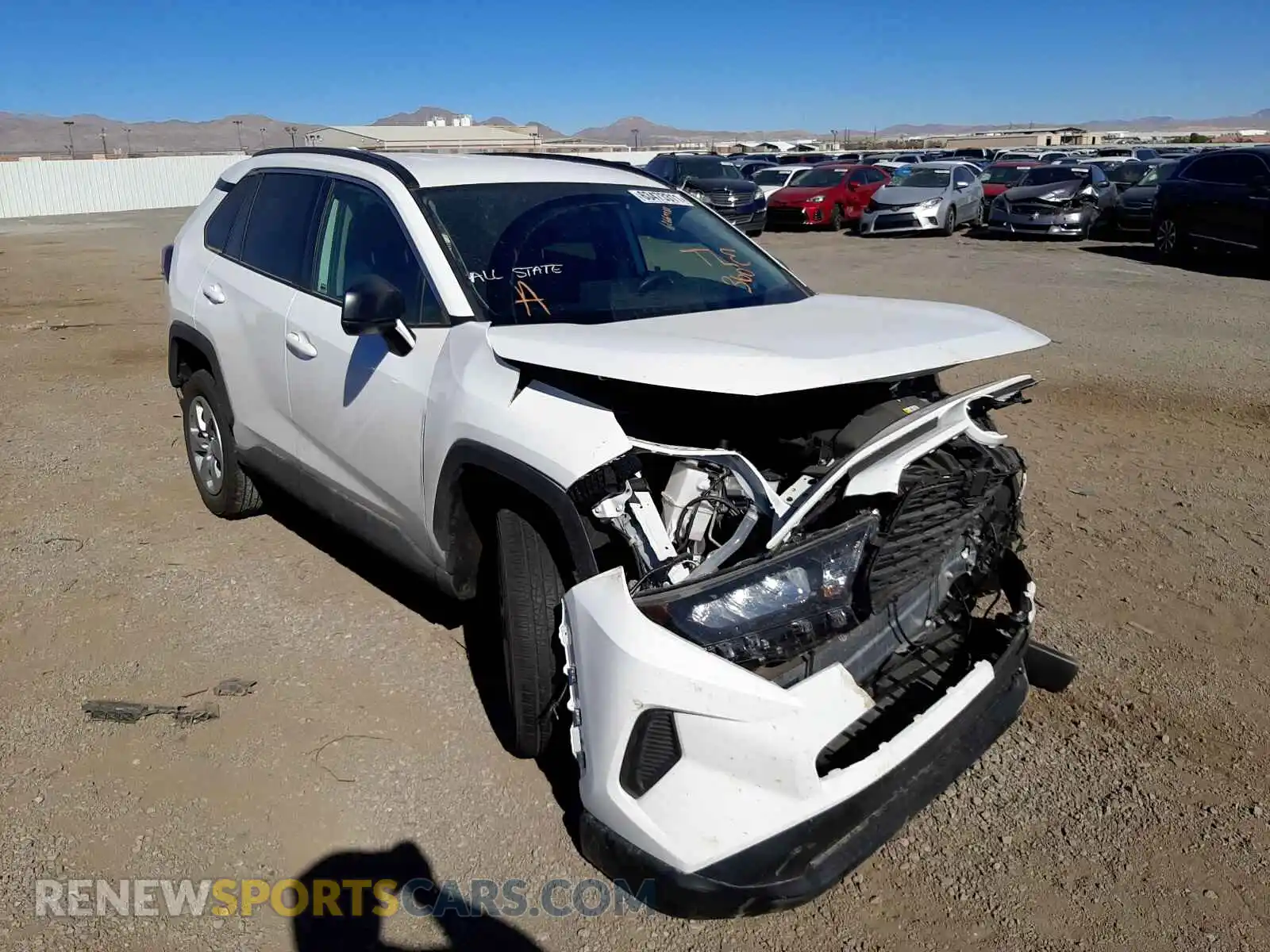1 Photograph of a damaged car 2T3H1RFV0MC103414 TOYOTA RAV4 2021
