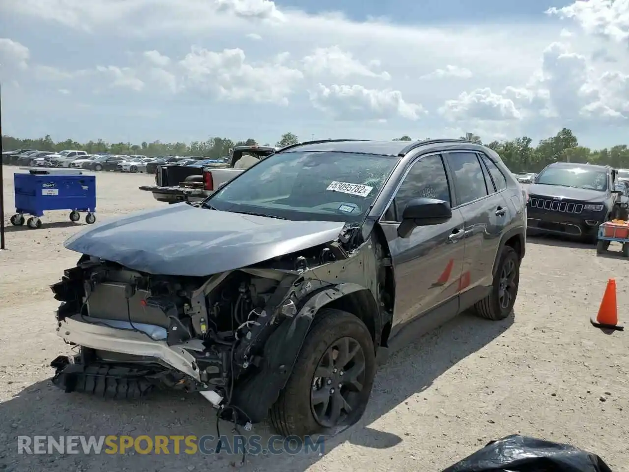2 Photograph of a damaged car 2T3H1RFV0MC118446 TOYOTA RAV4 2021