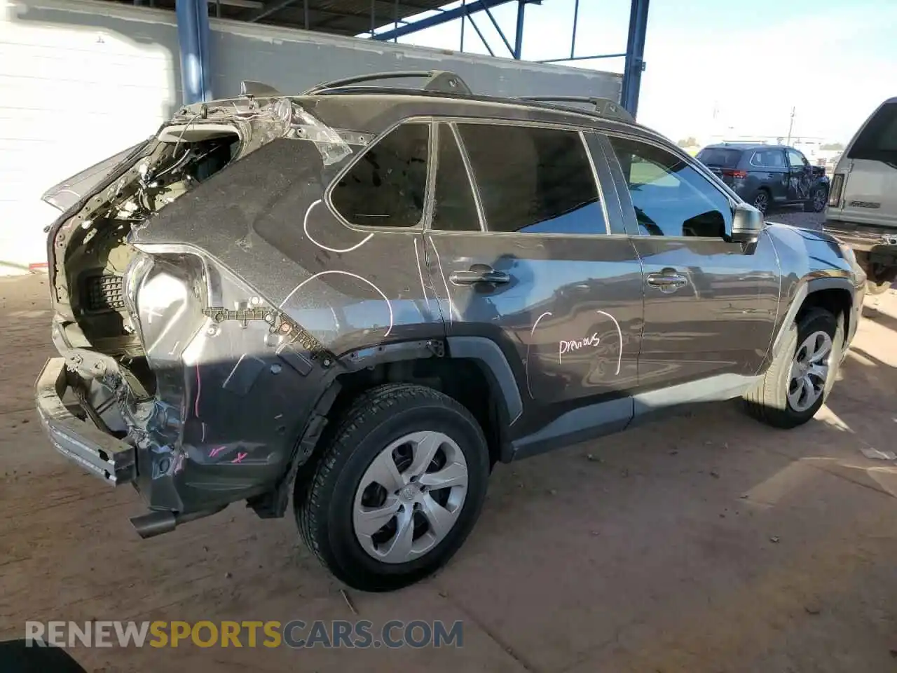 3 Photograph of a damaged car 2T3H1RFV0MC144447 TOYOTA RAV4 2021