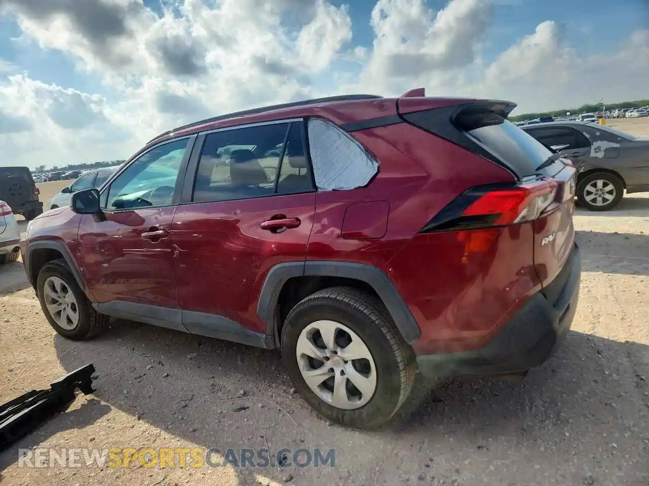 2 fotografías del automóvil dañado 2T3H1RFV0MW136573 TOYOTA RAV4 2021