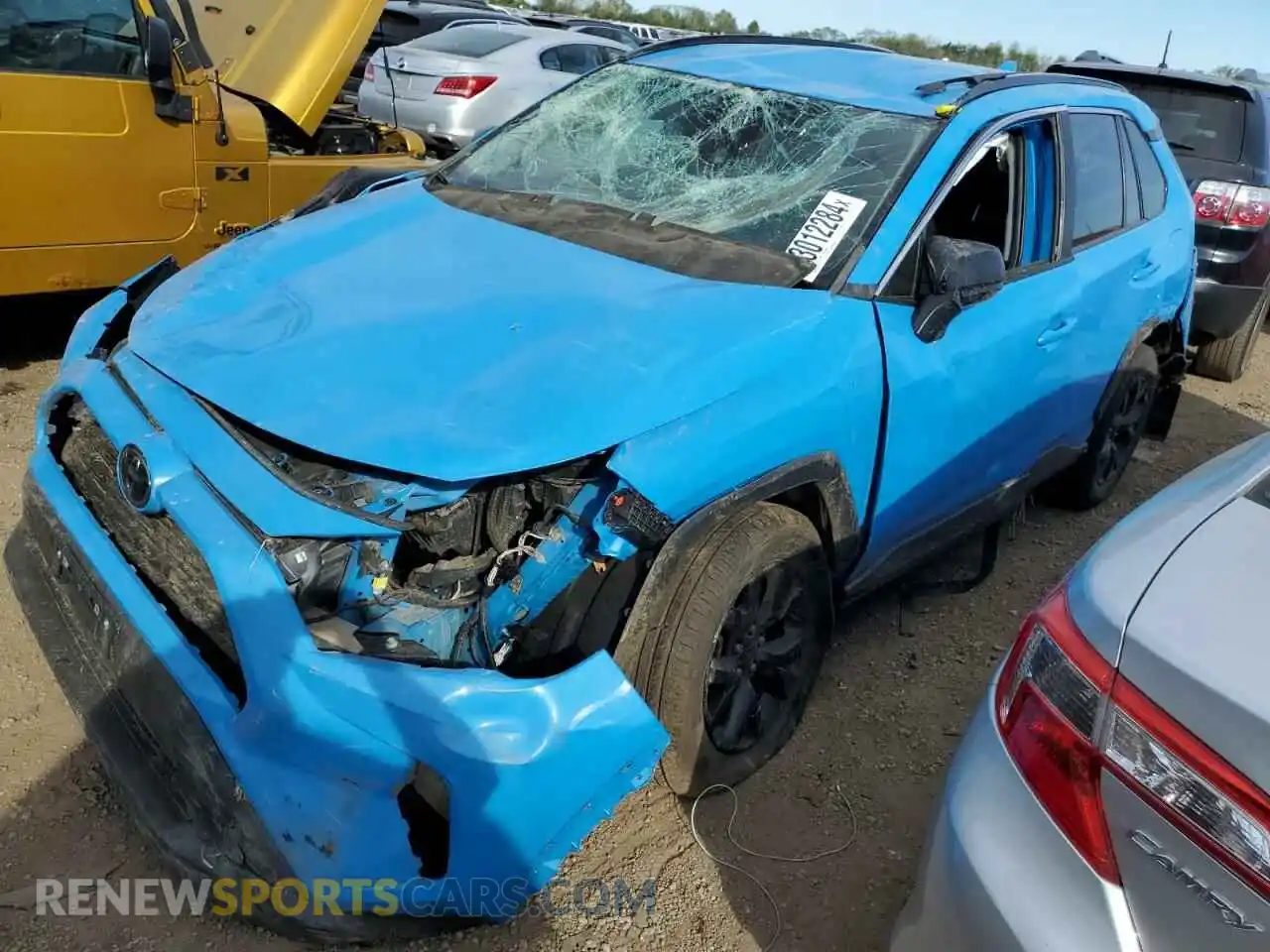 1 fotografías del automóvil dañado 2T3H1RFV0MW137402 TOYOTA RAV4 2021
