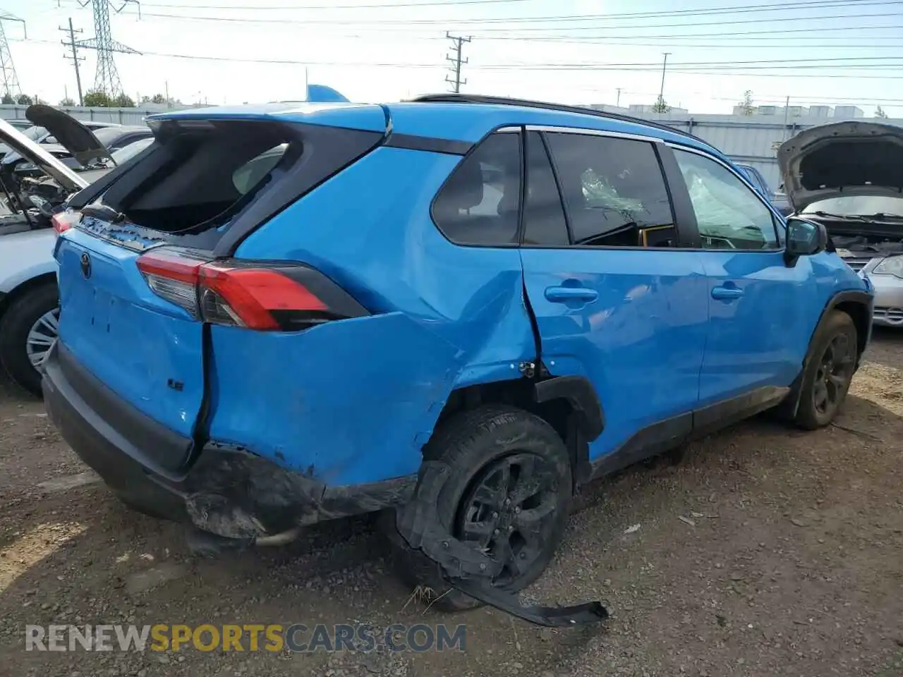 3 fotografías del automóvil dañado 2T3H1RFV0MW137402 TOYOTA RAV4 2021