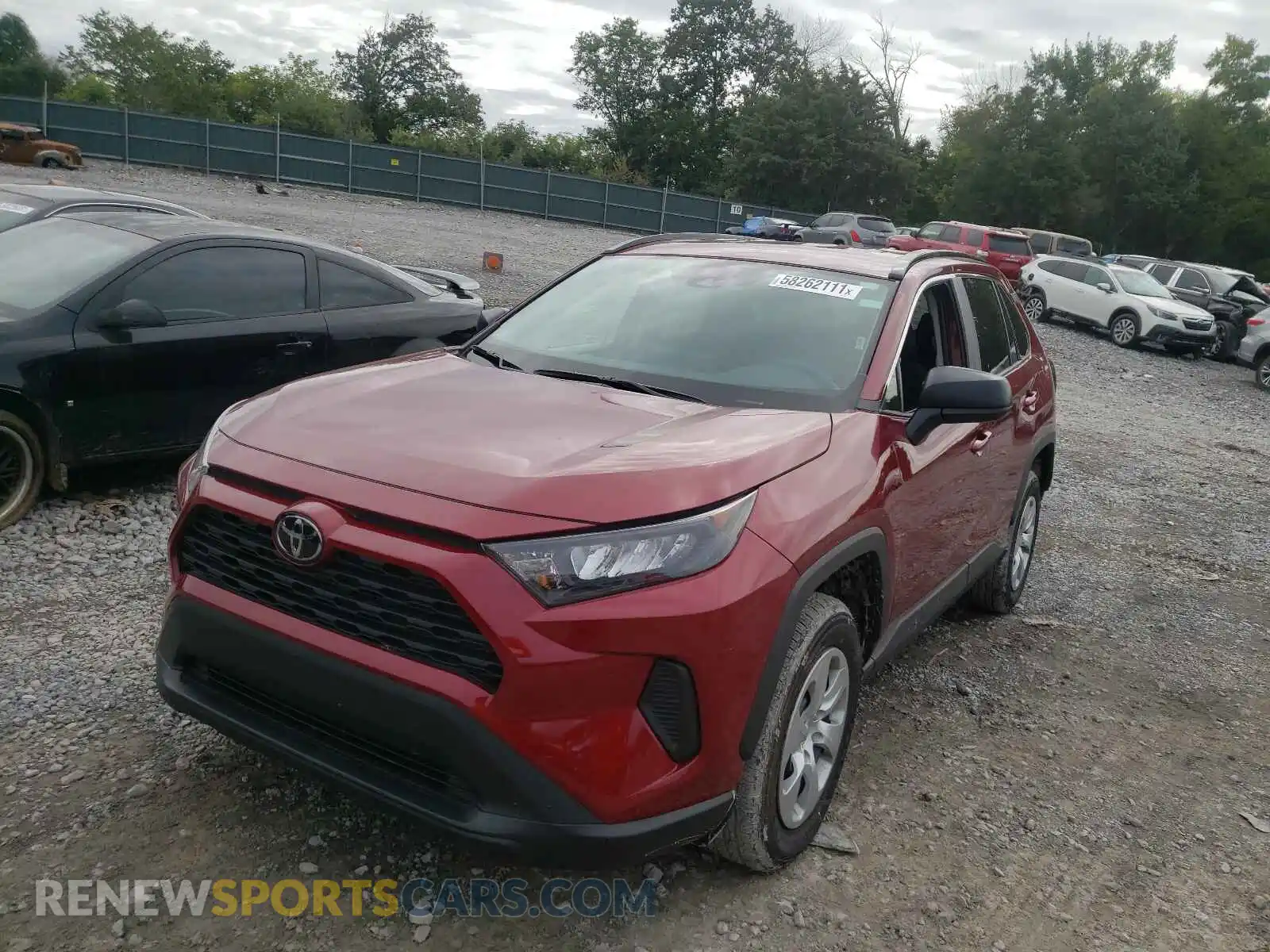 2 Photograph of a damaged car 2T3H1RFV0MW152093 TOYOTA RAV4 2021