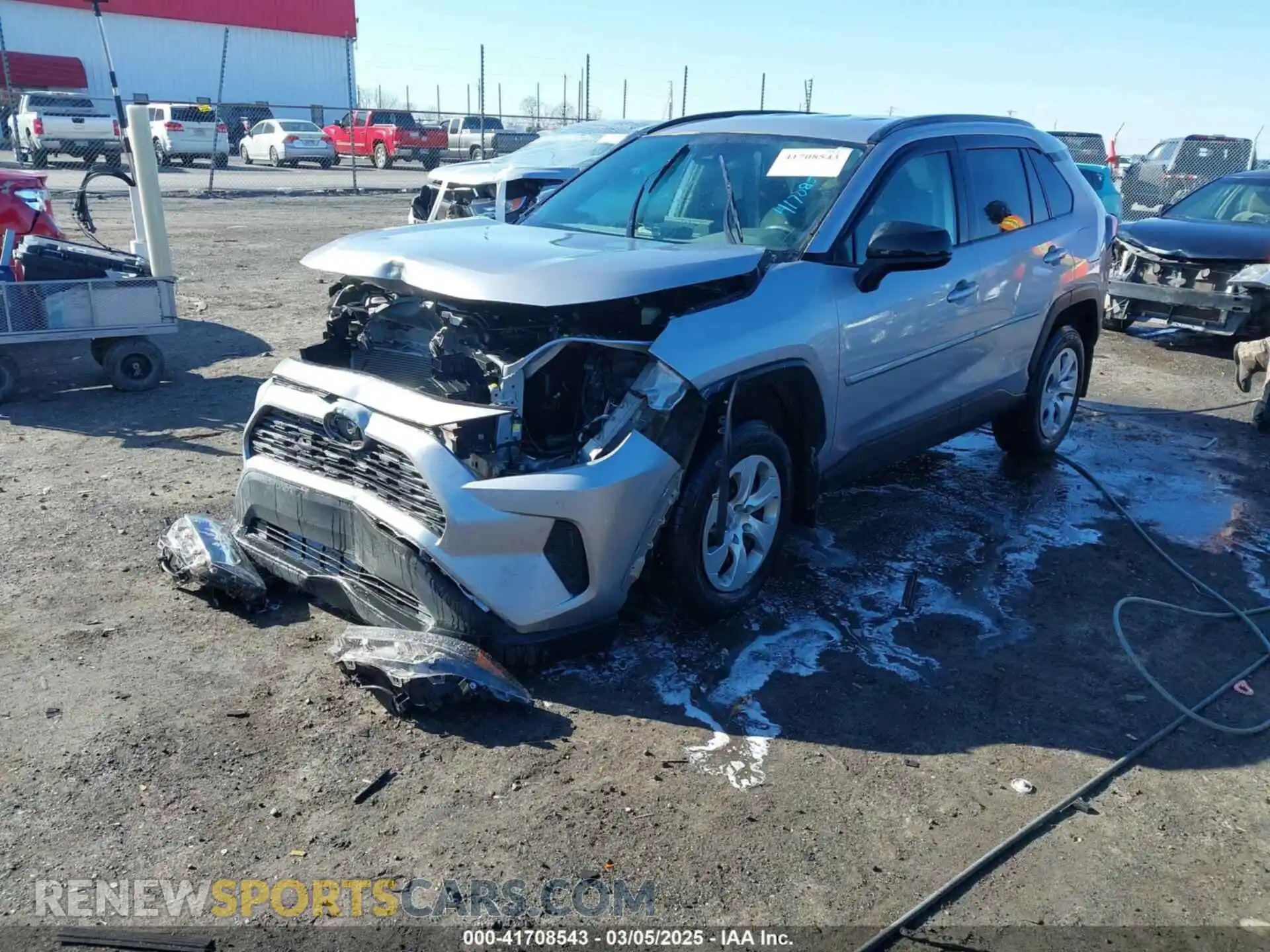 2 Photograph of a damaged car 2T3H1RFV1MC099020 TOYOTA RAV4 2021