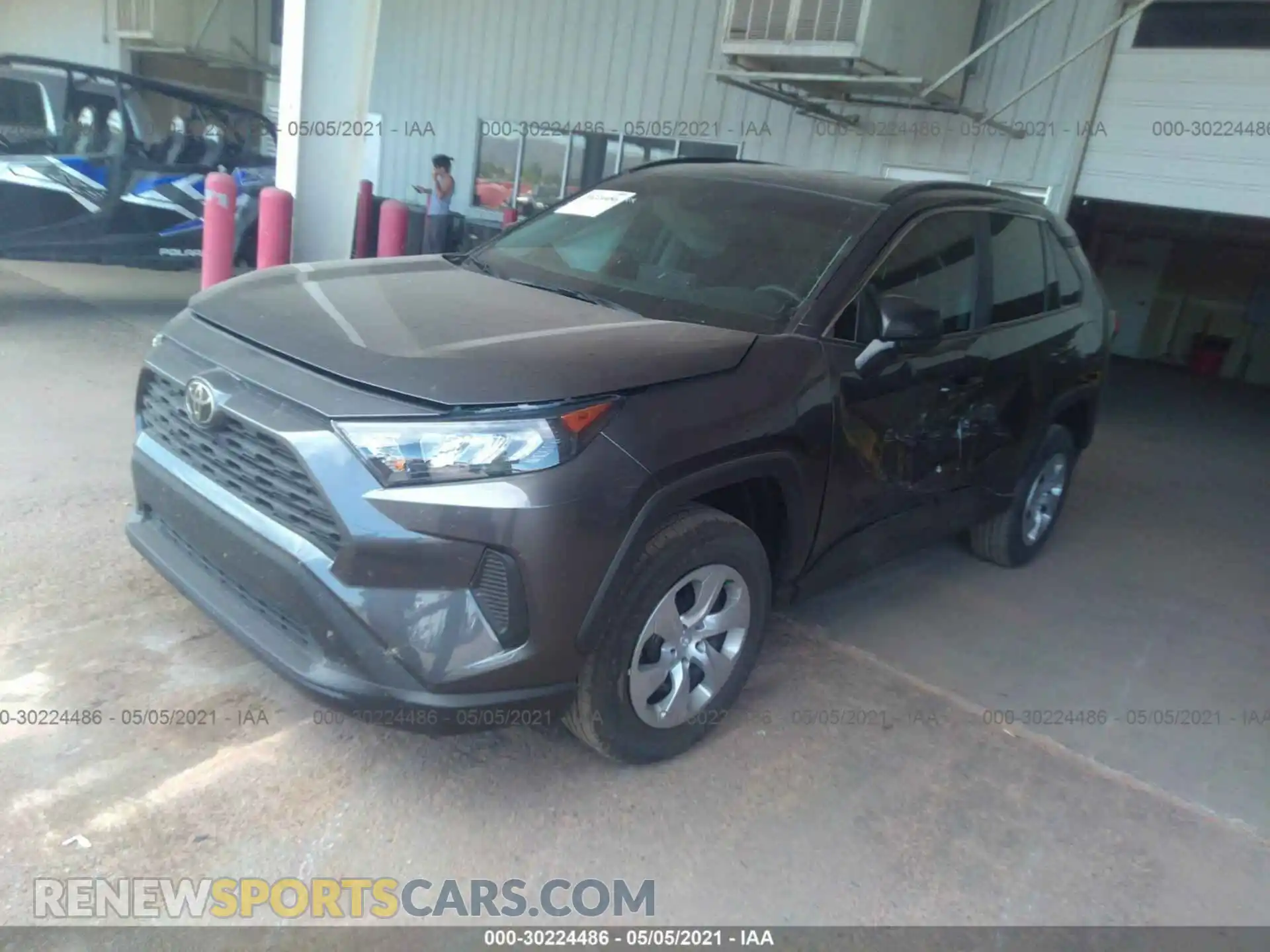 2 Фотография поврежденного автомобиля 2T3H1RFV1MC100022 TOYOTA RAV4 2021