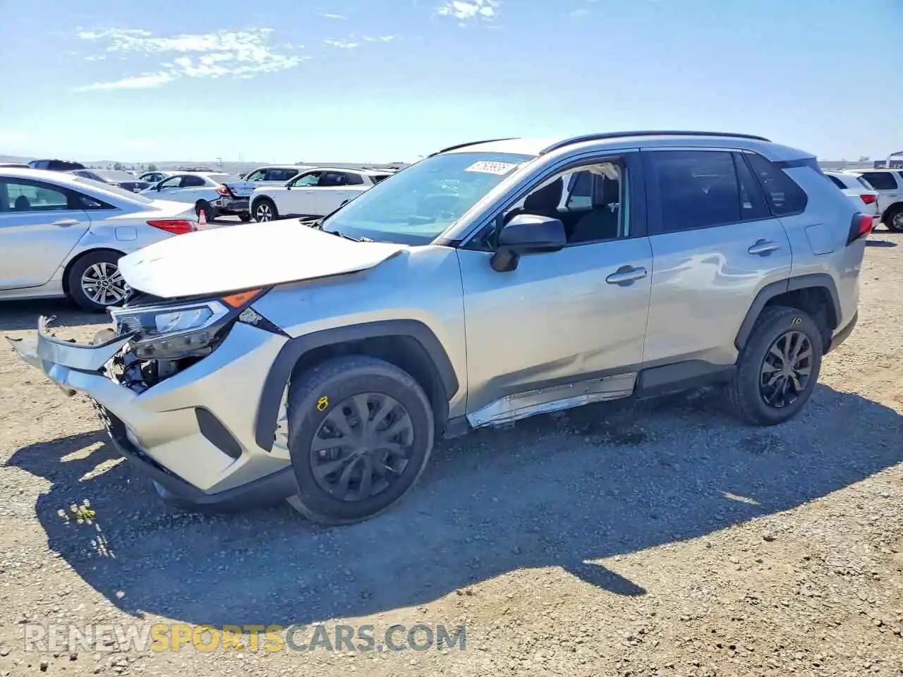 1 Photograph of a damaged car 2T3H1RFV1MC111618 TOYOTA RAV4 2021