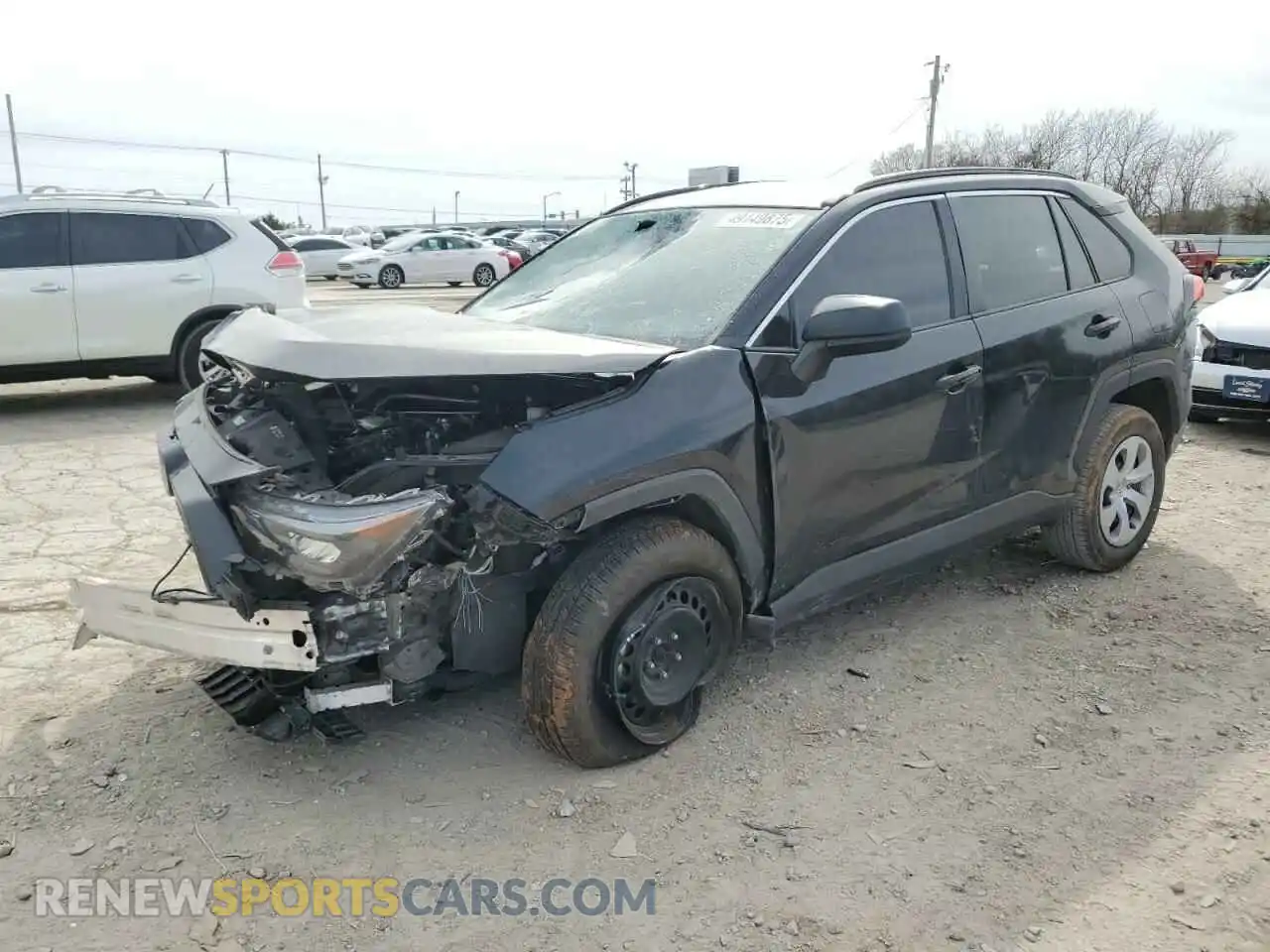 1 Photograph of a damaged car 2T3H1RFV1MC129679 TOYOTA RAV4 2021