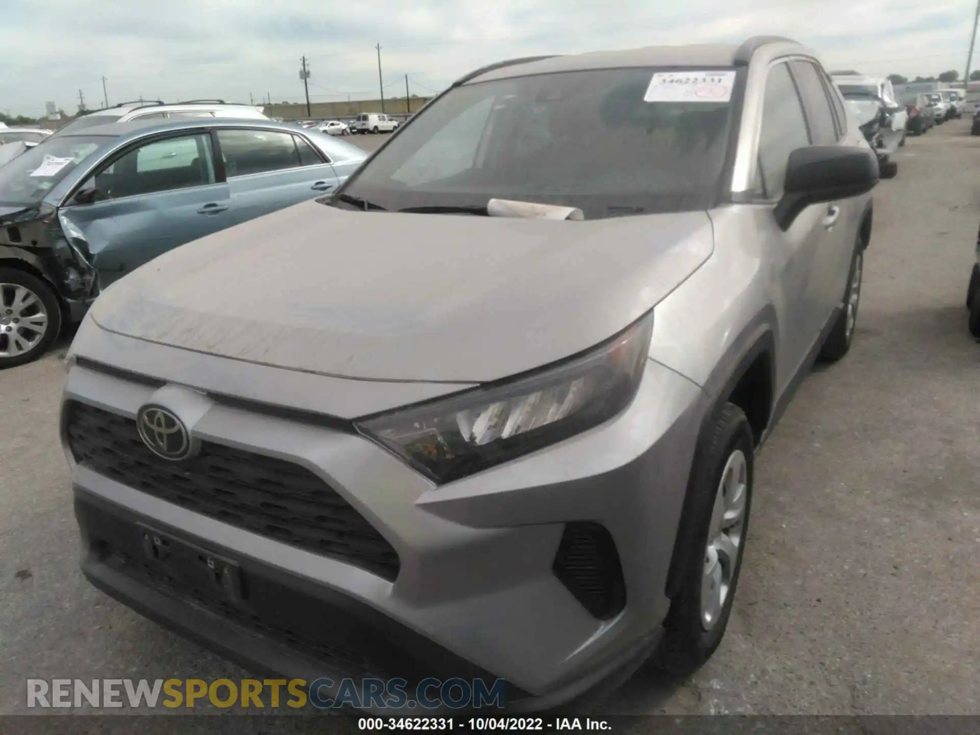 2 Photograph of a damaged car 2T3H1RFV1MC143470 TOYOTA RAV4 2021
